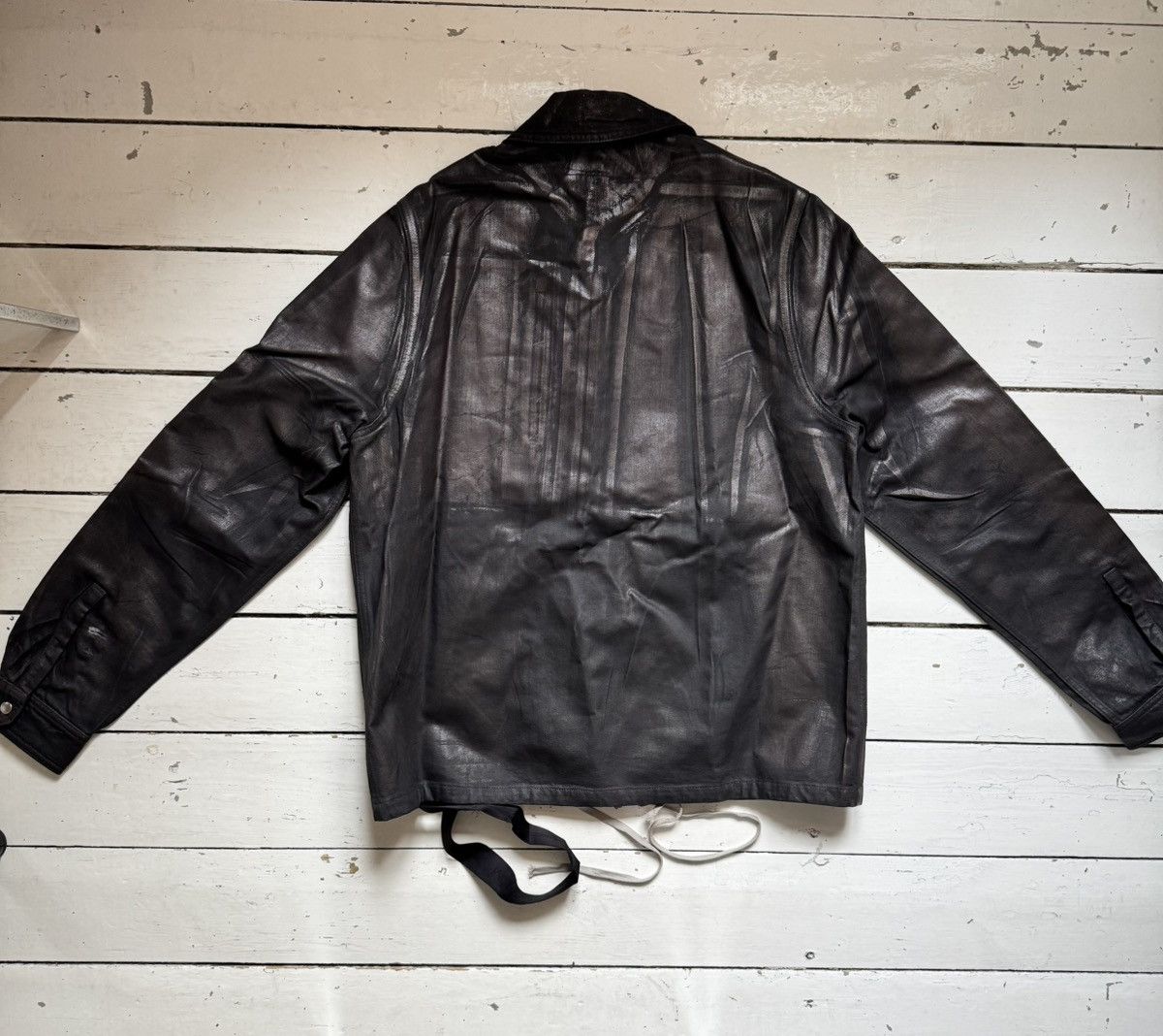 Rick Owens Drkshdw Rick Owens Drkshdw Concealed Zipfront Jacket Bronze Size US M / EU 48-50 / 2 - 2 Thumbnail