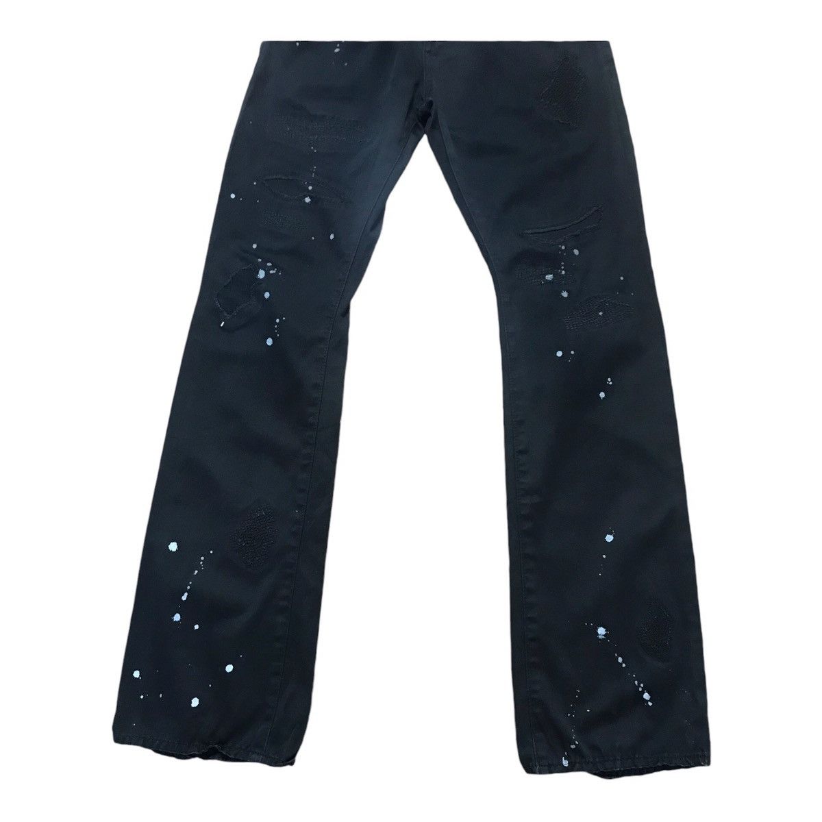 Hysteric Glamour × If Six Was Nine × Japanese Brand GavariaA Splash Paint Black Pant Size US 30 / EU 46 - 4 Thumbnail