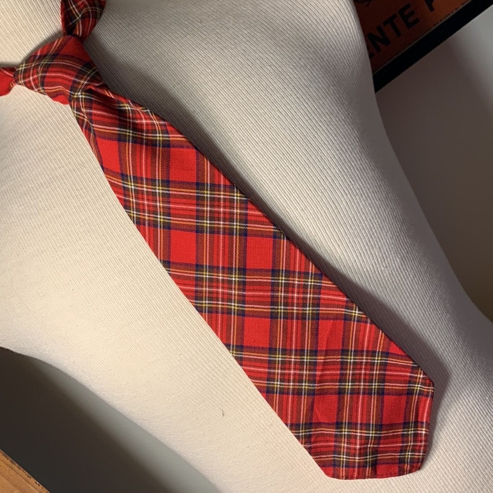 Botany 500 Scotland Botany Royal Stewart clan tartan plaid wool tie Size ONE SIZE - 6 Thumbnail