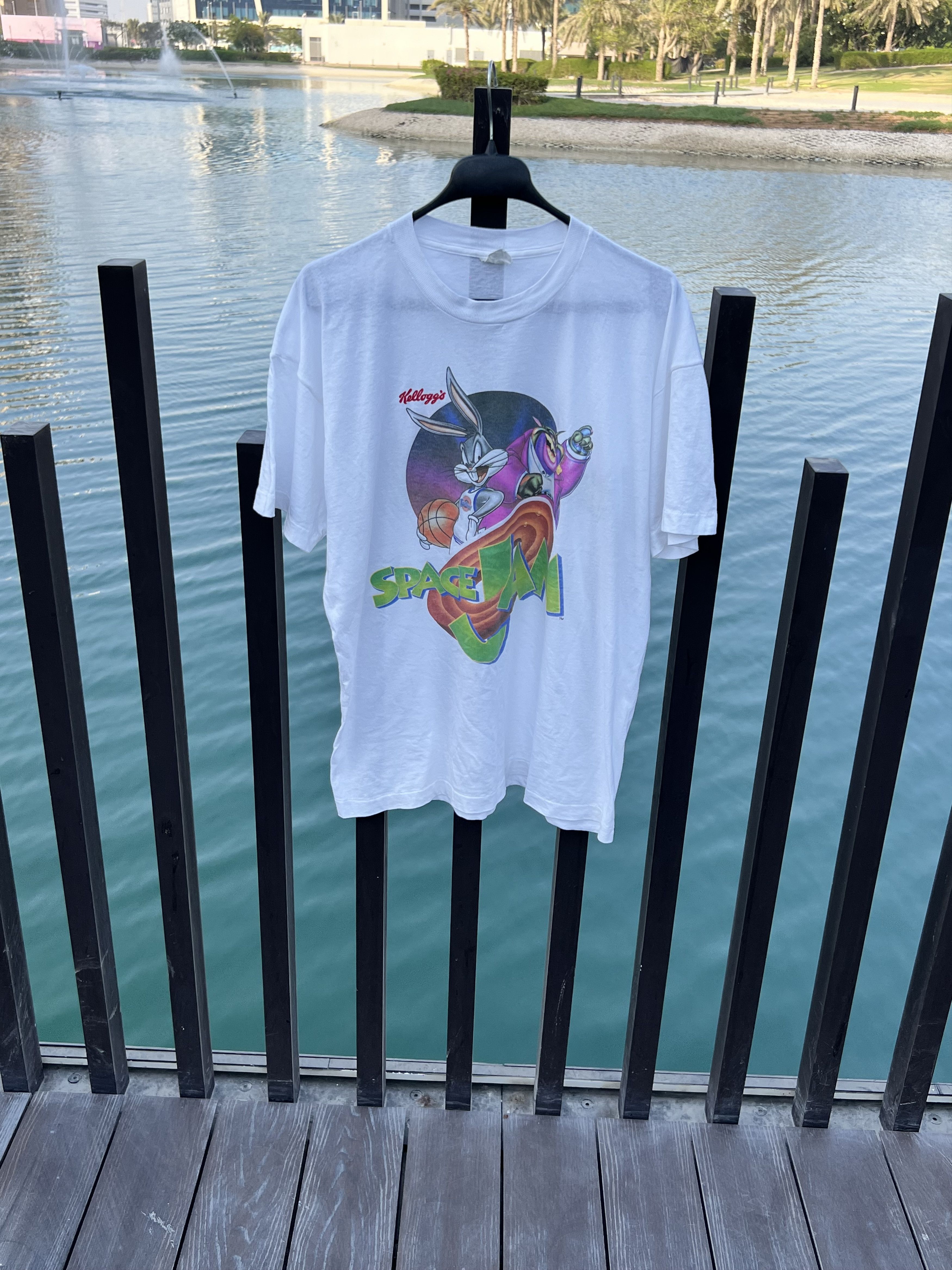 Warner Bros Vintage t-shirt space jam Size US XL / EU 56 / 4 - 1 Thumbnail