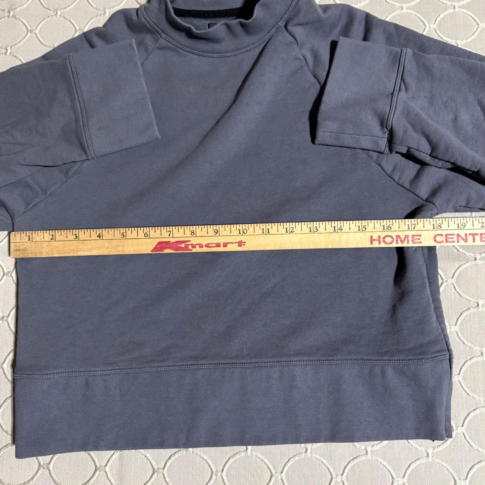 Vintage On Cloud Sweatshirt Womens Small Gray Crew Neck Raglan Sleeve Pullover Knit 100% Cotton Logo Size S / US 4 / IT 40 - 7 Thumbnail