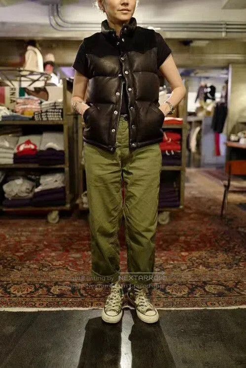 The Real McCoy's real mccoy's down vest in brown. Size US M / EU 48-50 / 2 - 2 Thumbnail