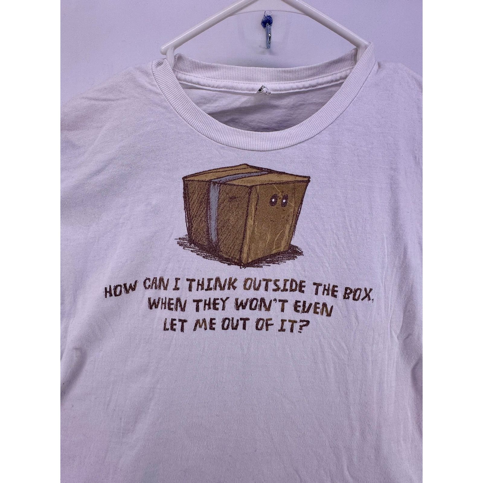 & Other Stories How Can I Think Out Of The Box…? White Tshirt Size 2XL Size US XXL / EU 58 / 5 - 4 Thumbnail