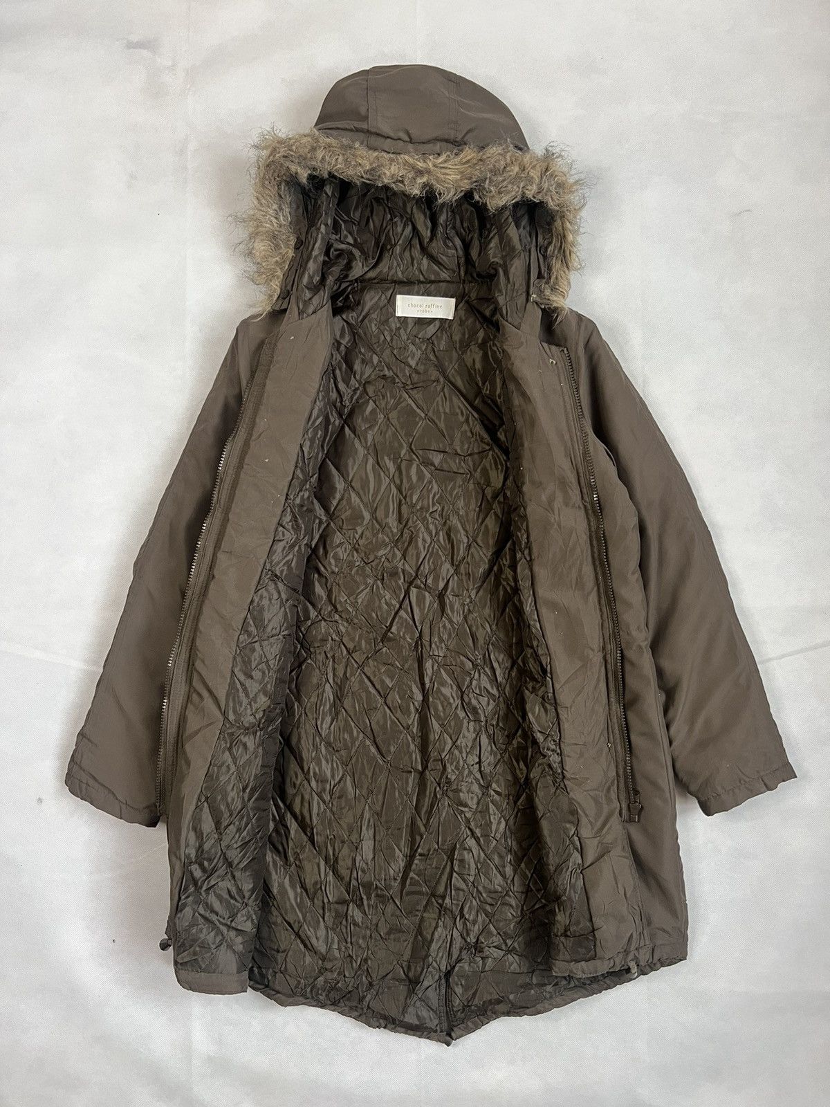Japanese Brand Japanese Chocol Raffine Robe Racoon Fur Parkas Size US M / EU 48-50 / 2 - 3 Thumbnail