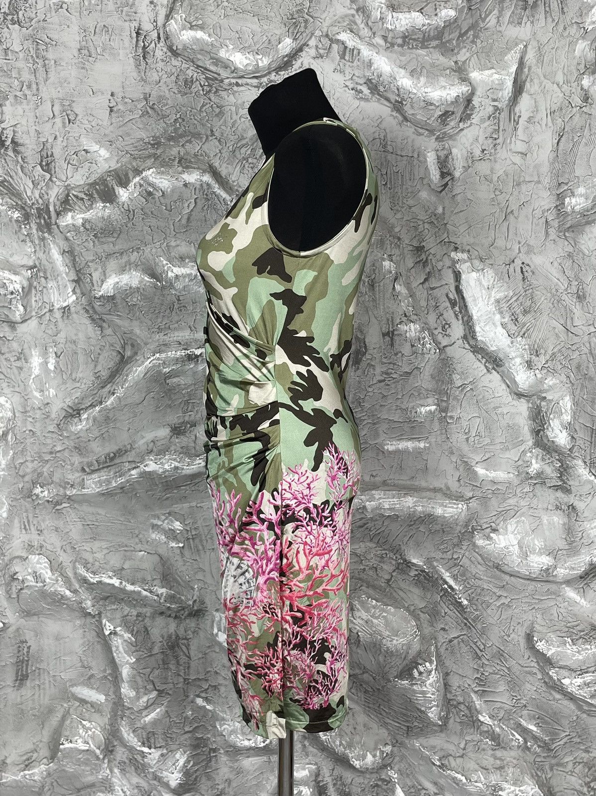Blumarine Bluemarine Rare Vintage Dress Camo / Corrals Pattern Y2K Size S / US 4 / IT 40 - 3 Thumbnail