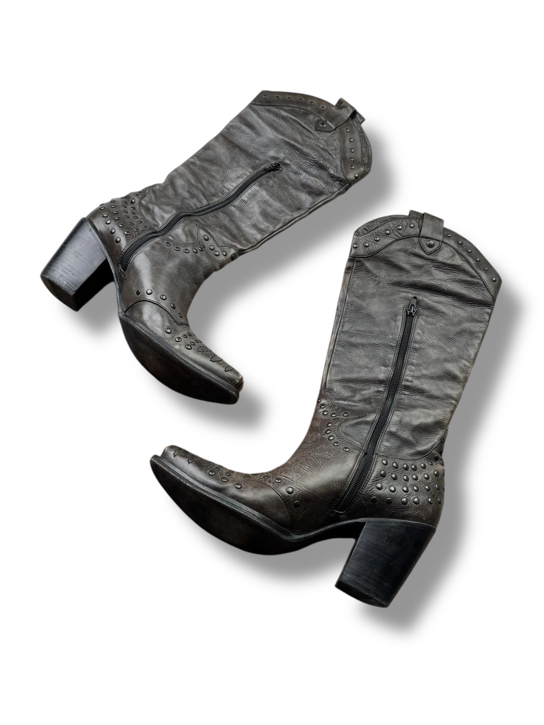 Other Y2K Leather Boots(V325) Size US 8 / EU 41 - 2 Thumbnail