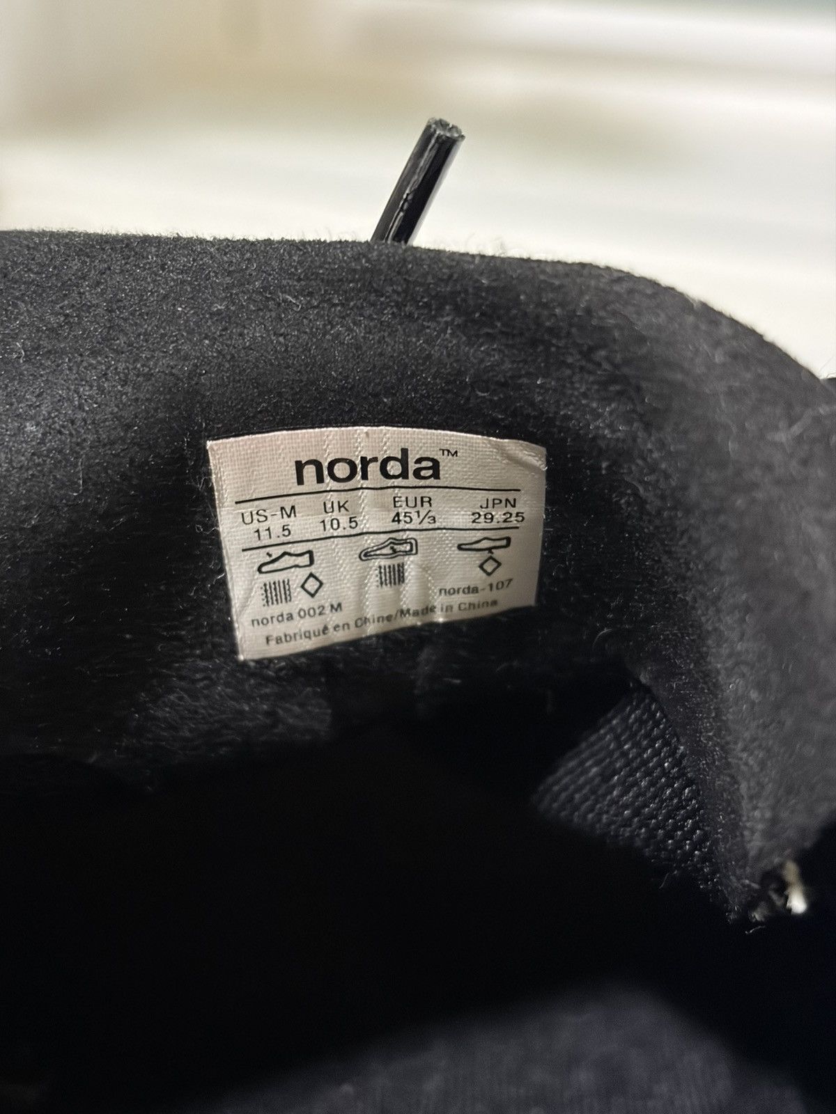 norda Norda 002 Cinder Size US 11.5 / EU 44-45 - 5 Thumbnail