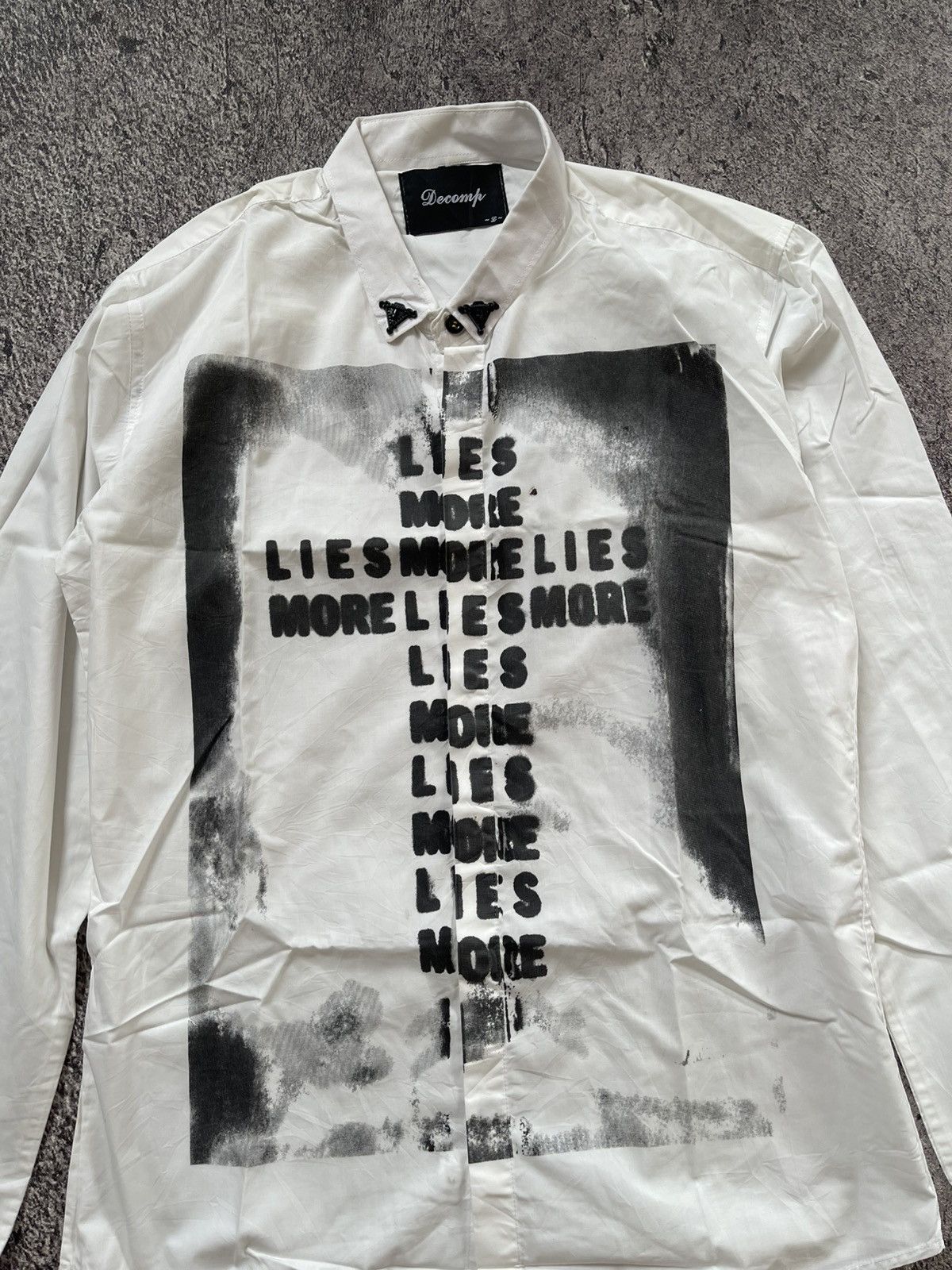 Japanese Brand Y2K Decomp skull punk lgb style longsleeve Size US M / EU 48-50 / 2 - 3 Thumbnail
