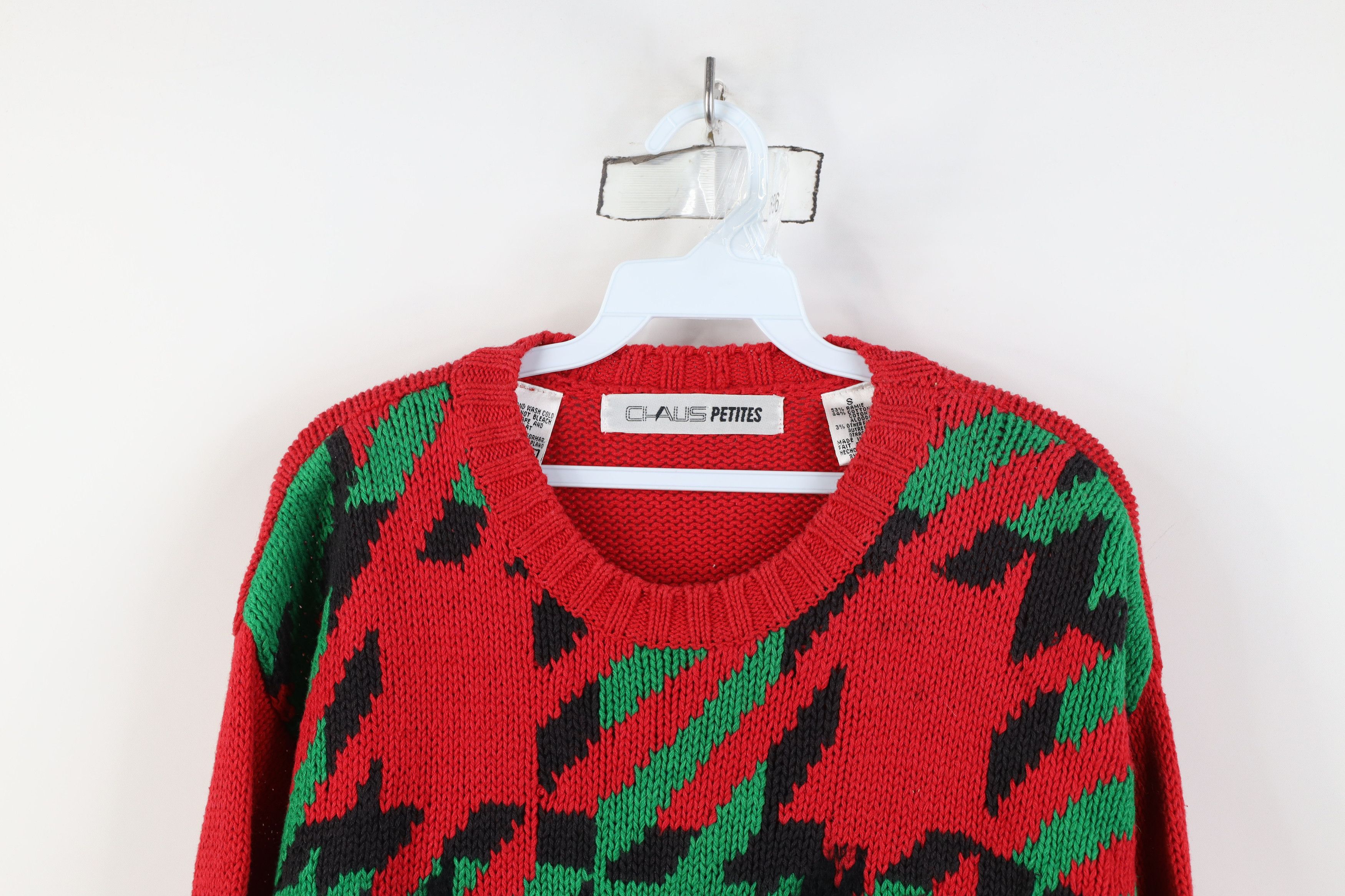 Vintage Vintage 90s Streetwear Bell Scotty Terrier Dog Knit Sweater Size S / US 4 / IT 40 - 2 Thumbnail