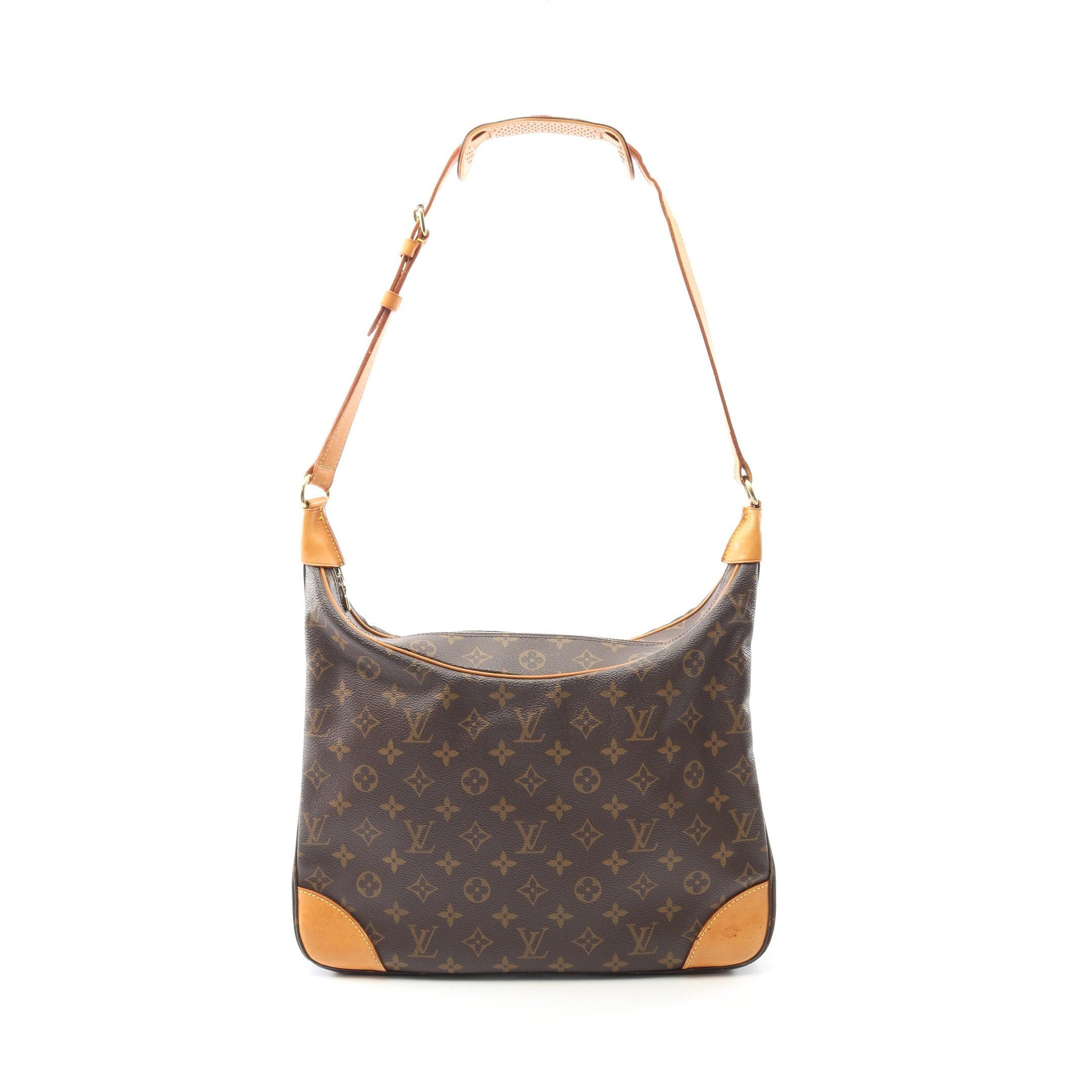 Louis Vuitton Louis Vuitton Boulogne 35 Monogram Shoulder Bag Leather Brown Size ONE SIZE - 1 Thumbnail