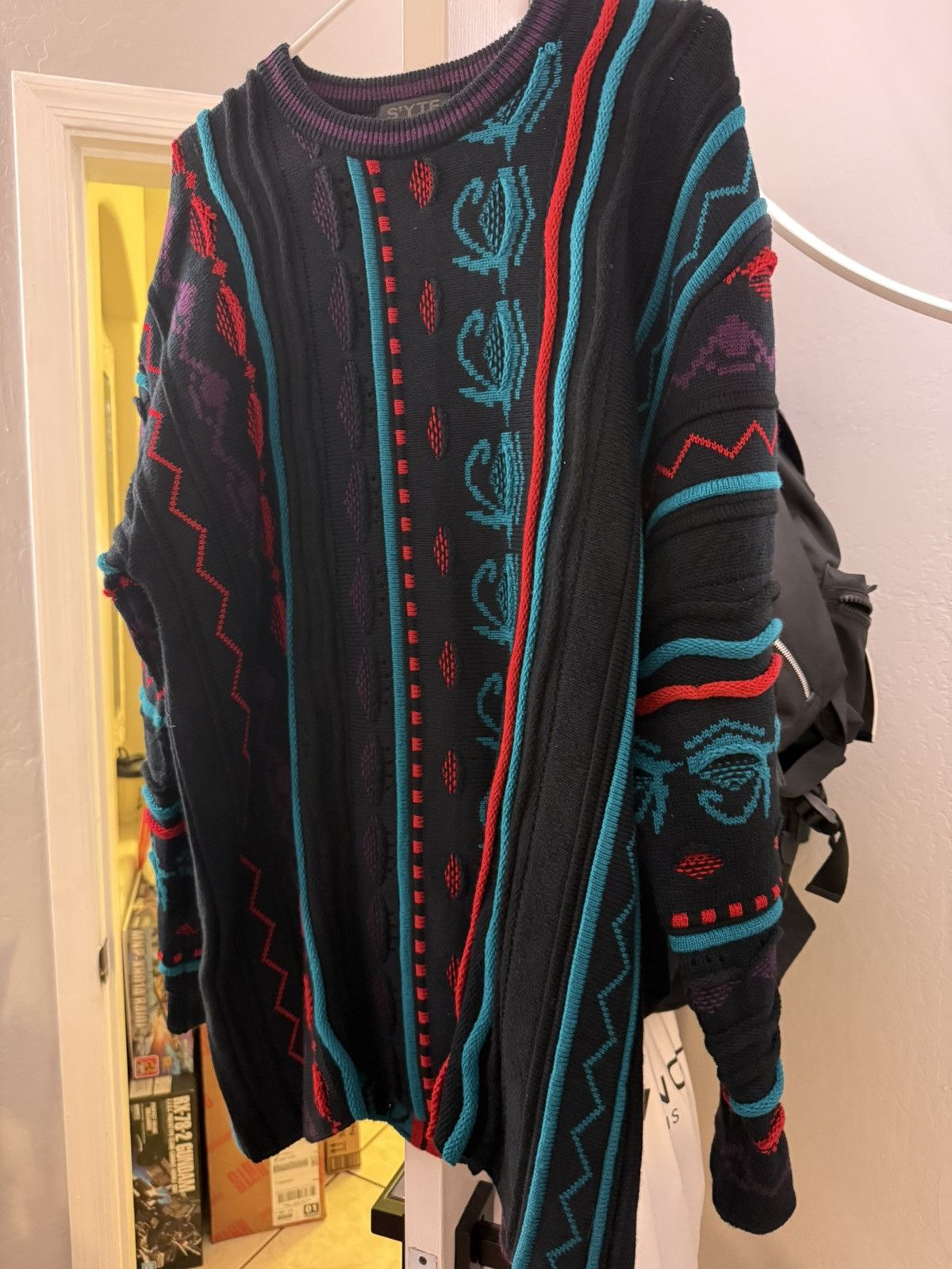 Yohji Yamamoto Yohji Yamamoto SYte Bulky Wool 3D Multi-Color Pullover Knit Size US M / EU 48-50 / 2 - 3 Thumbnail