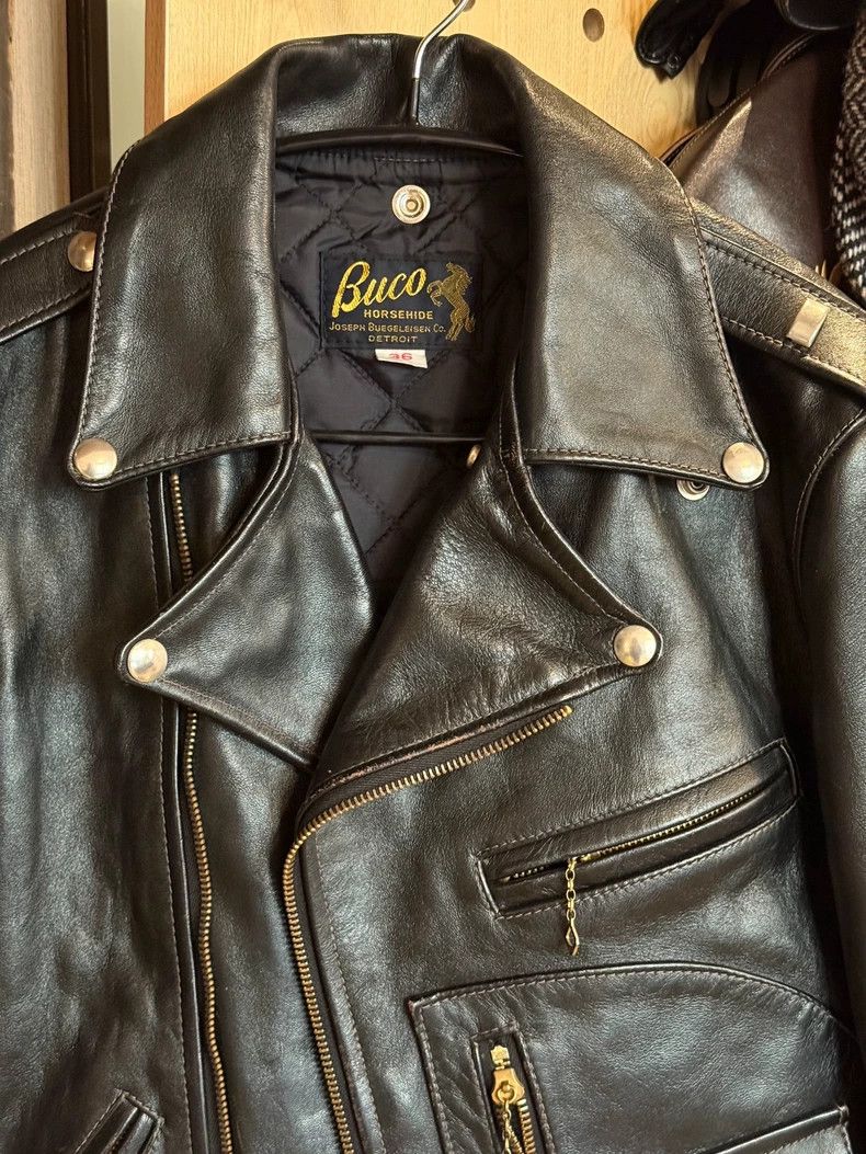 The Real McCoy's The Real McCoys J24 Old Version Black Horse Leather Tea Co Size US M / EU 48-50 / 2 - 2 Thumbnail