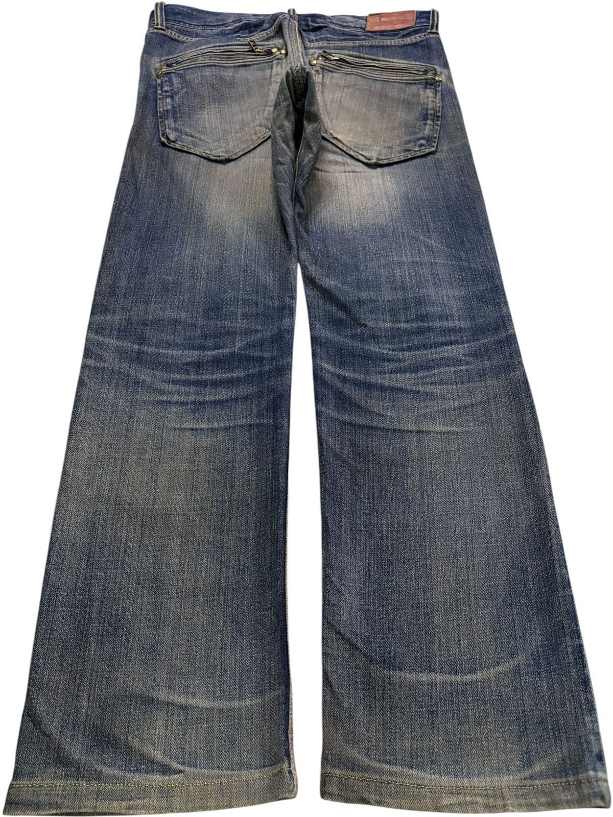 Japanese Brand Vintage Japanese Brand Mud Wash Distressed Loose Jeans Size US 32 / EU 48 - 2 Thumbnail