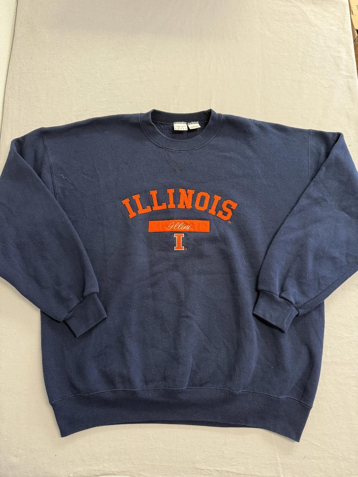 Other Vintage Illini Crewneck University of Illinois Made in USA Size US XL / EU 56 / 4 - 1 Thumbnail