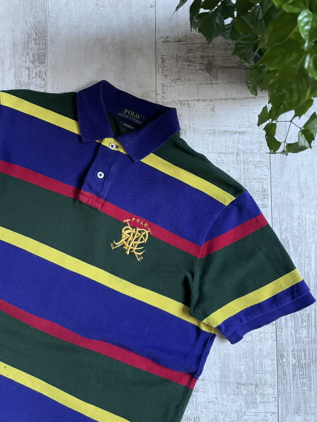 Polo Ralph Lauren × Vintage Vintage Y2K Polo Ralph Lauren Stripped Polo Tee Size US L / EU 52-54 / 3 - 3 Thumbnail