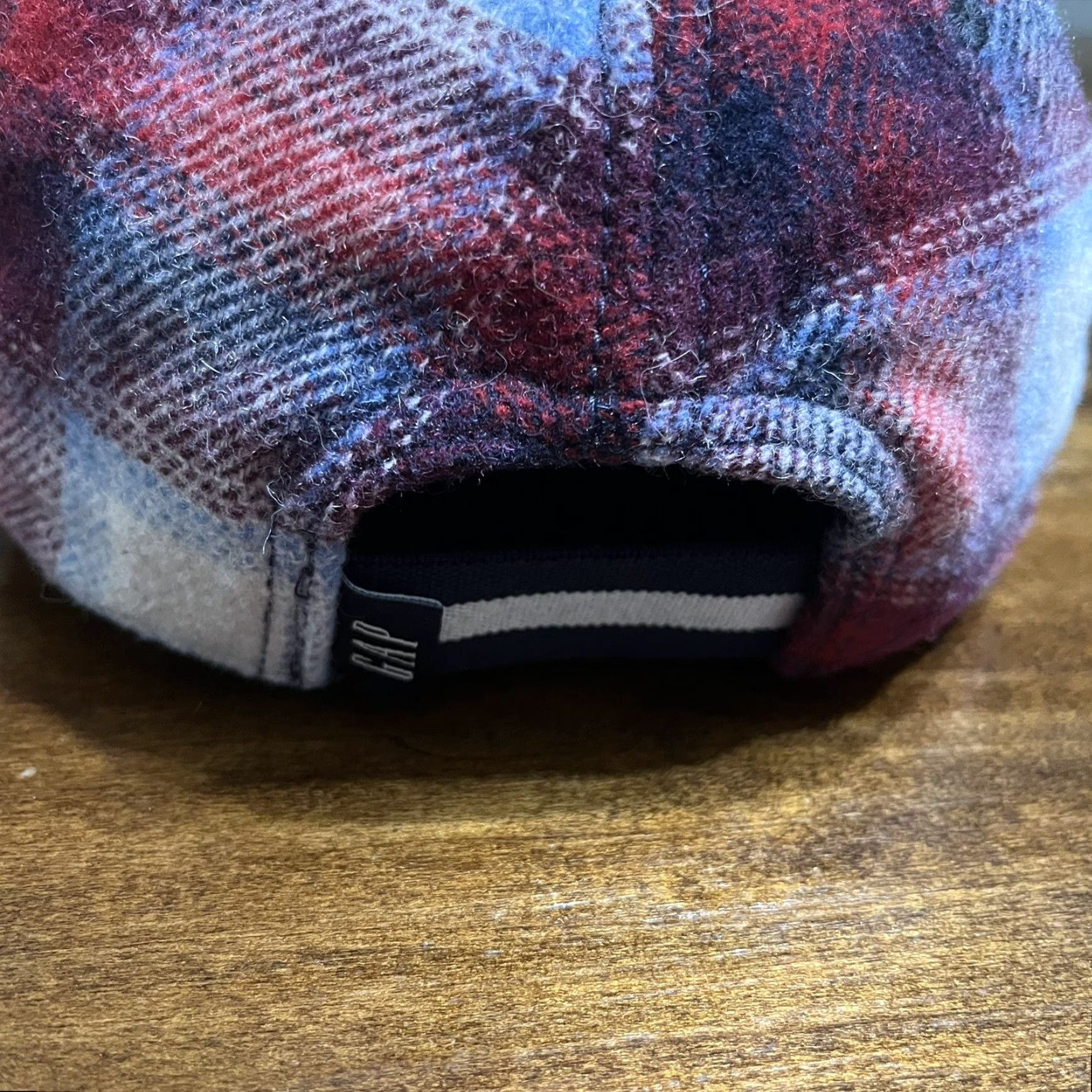 Pendleton GAP X Pendleton Hat Cap Flannel Wool Red Checkered Stretch Fitted Mens One Size Size ONE SIZE - 5 Thumbnail