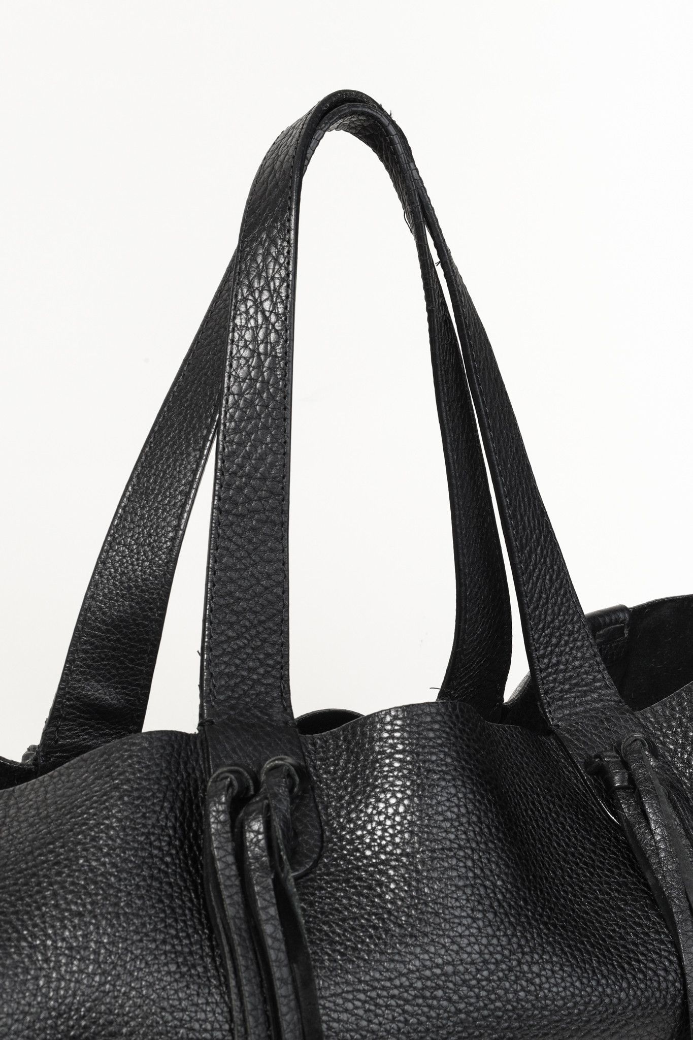 Valentino Valentino Garavani C-Rockee Fringe Tote Bag Black Size ONE SIZE - 7 Thumbnail