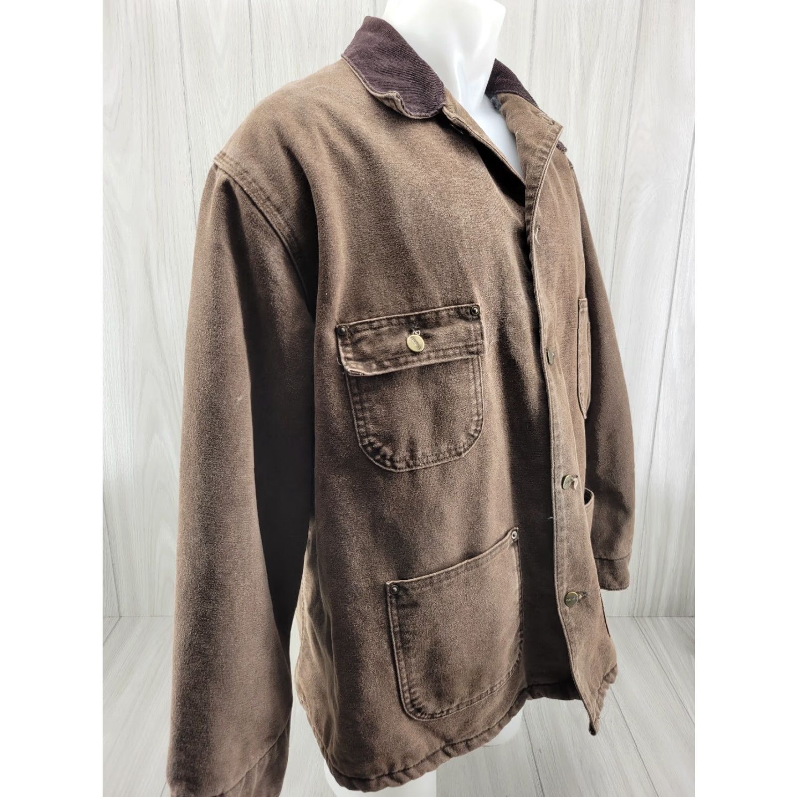 Carhartt VINTAGE Carhartt C02 CHT Chore Barn Coat Blanket Lined Jacket USA Mens 2XL XXL Coat Size US XXL / EU 58 / 5 - 4 Thumbnail