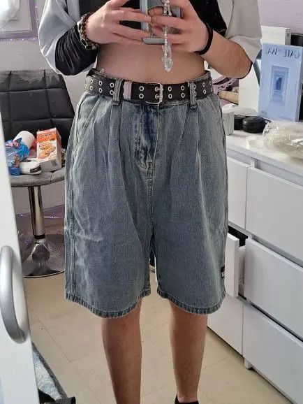 VIBE Wide Leg Knee Length Shorts Size US 30 / EU 46 - 3 Thumbnail