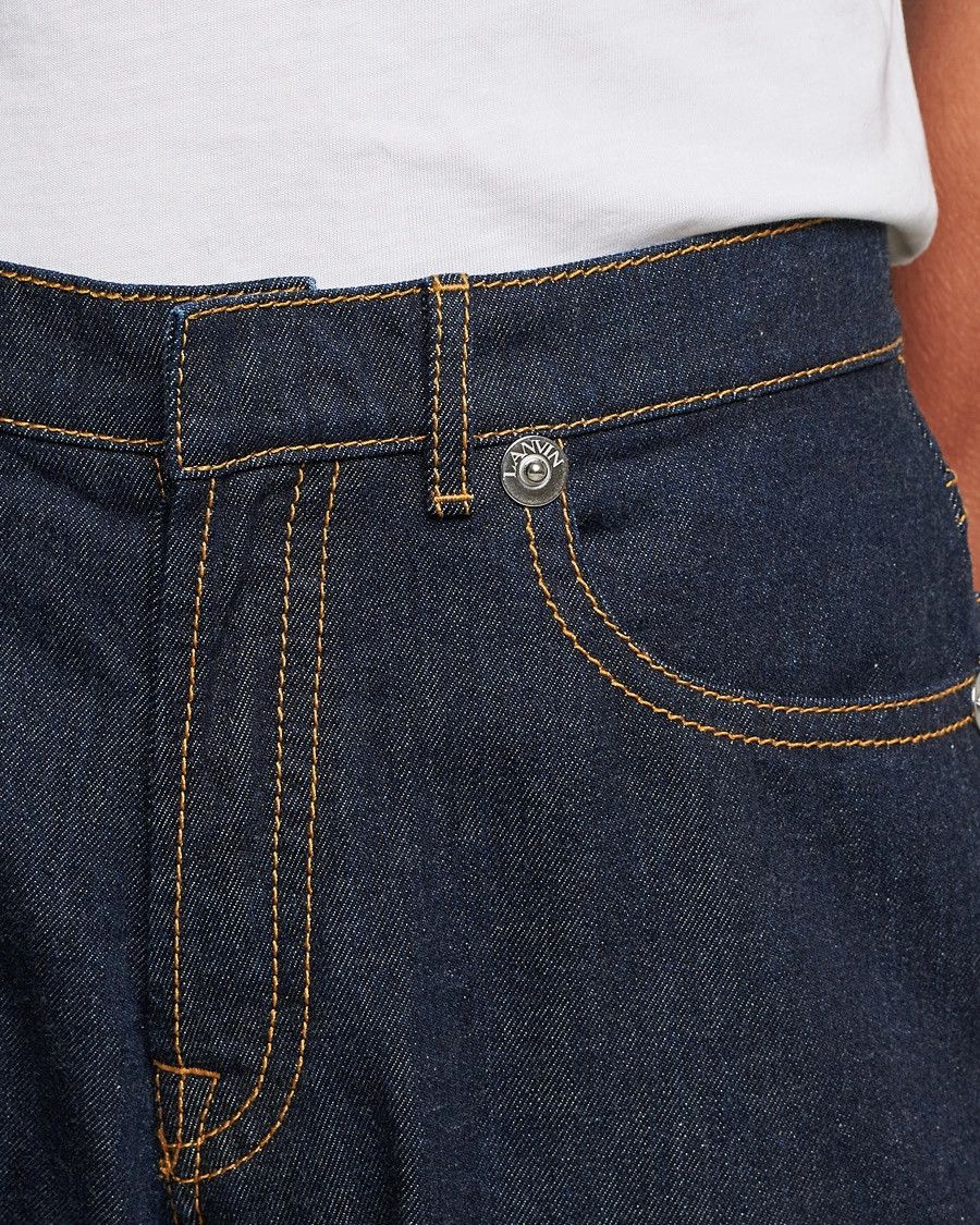 Lanvin o1y0125 Jeans Pant in Blue Size US 29 - 4 Thumbnail