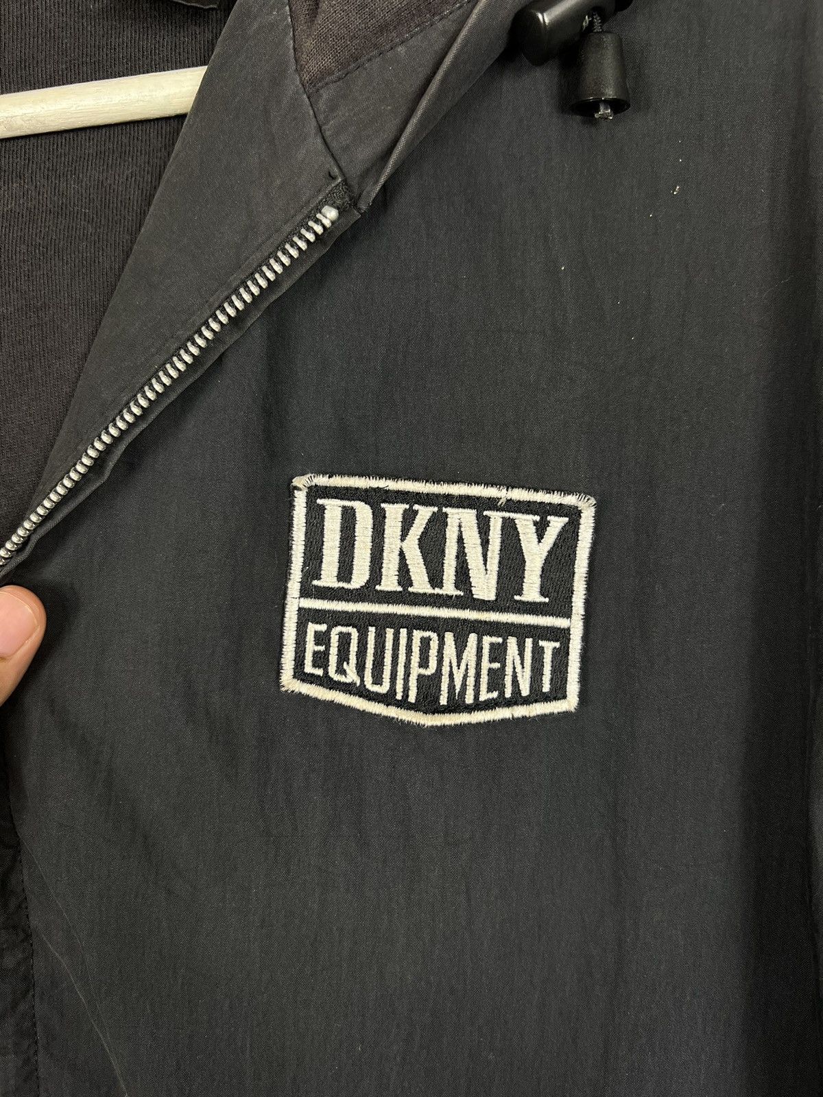 DKNY × Vintage 🔥 VINTAGE 90s DKNY USA HOODIE JACKET Size US S / EU 44-46 / 1 - 14 Thumbnail