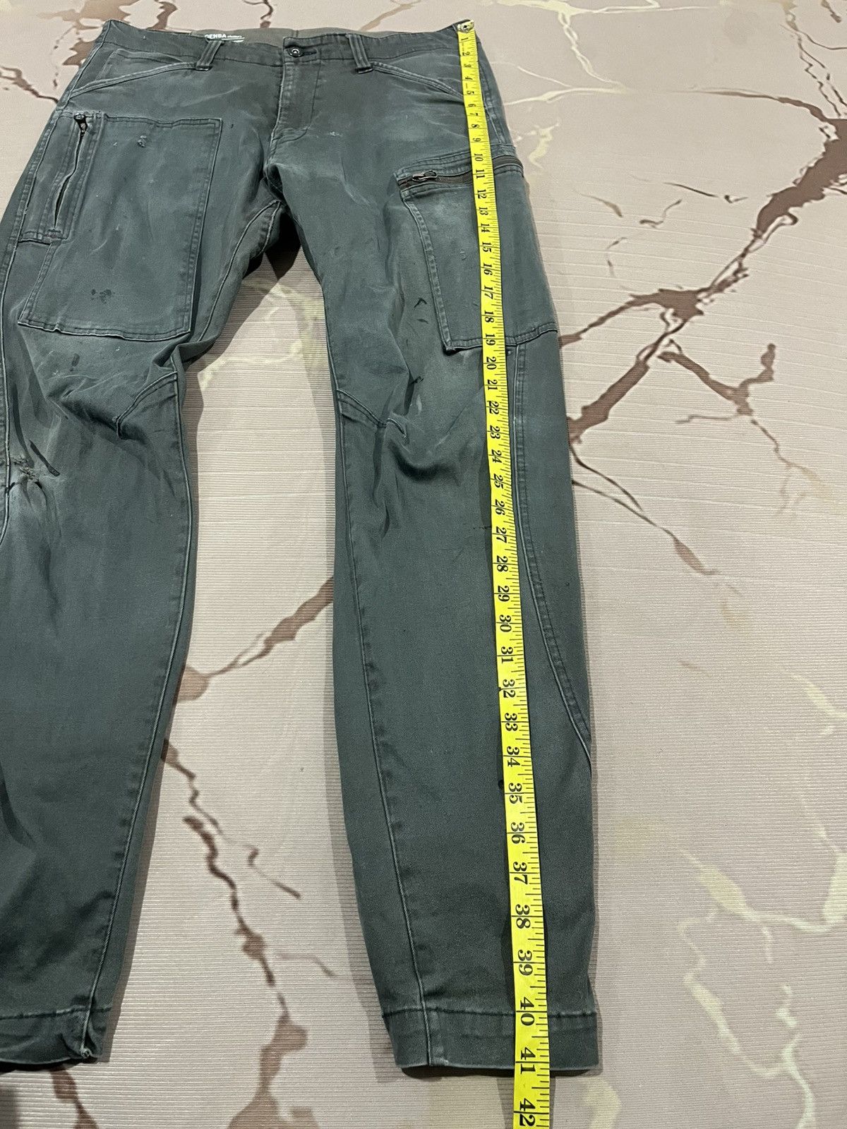 Japanese Brand Genba Xebec Work Pants Distressed Cargo Utility Size US 33 - 15 Thumbnail