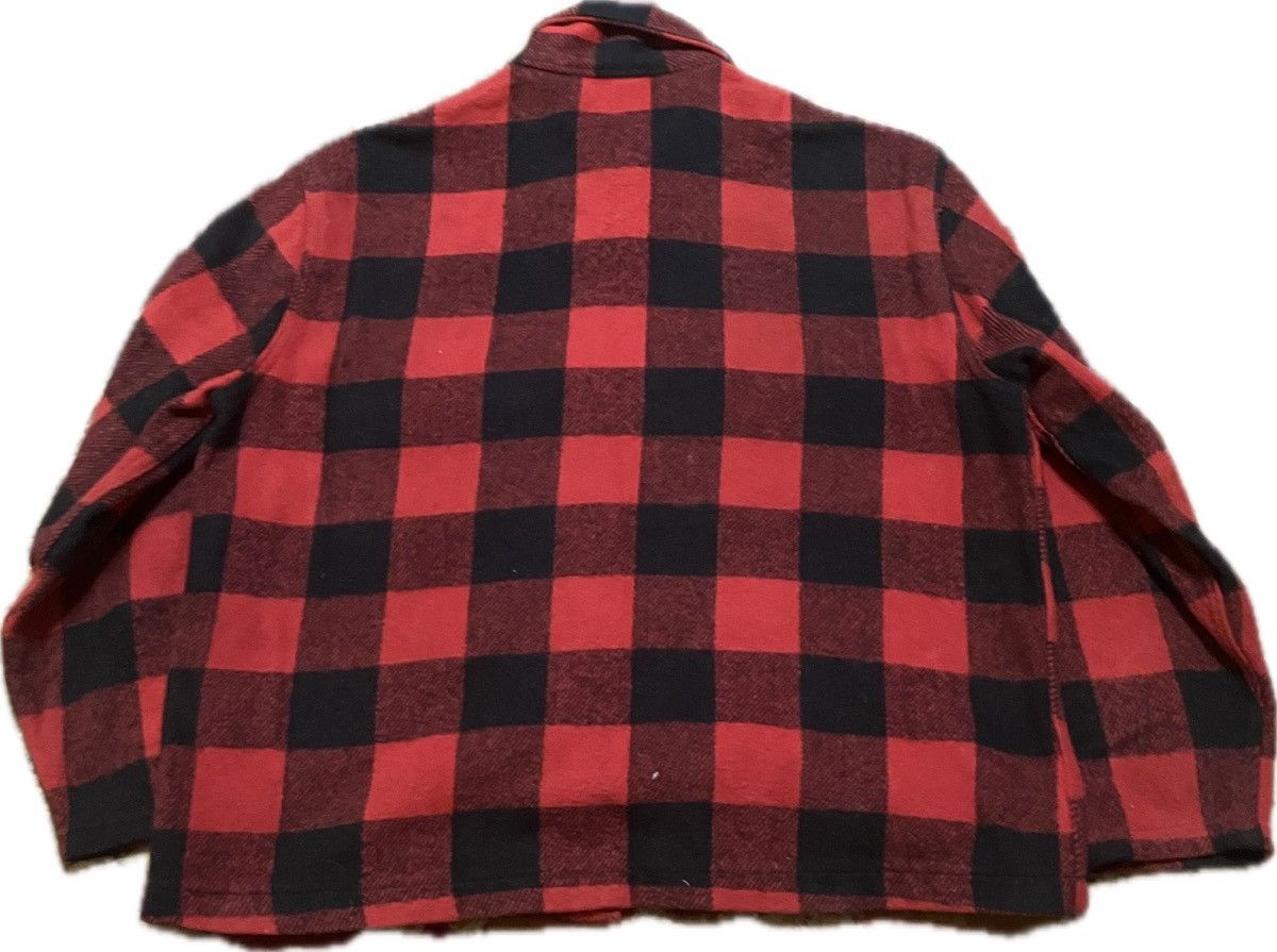 JCPenney × Vintage × Woolrich Woolen Mills 70’s Buffalo Check Wool Blend Zip Jacket Size US L / EU 52-54 / 3 - 5 Thumbnail
