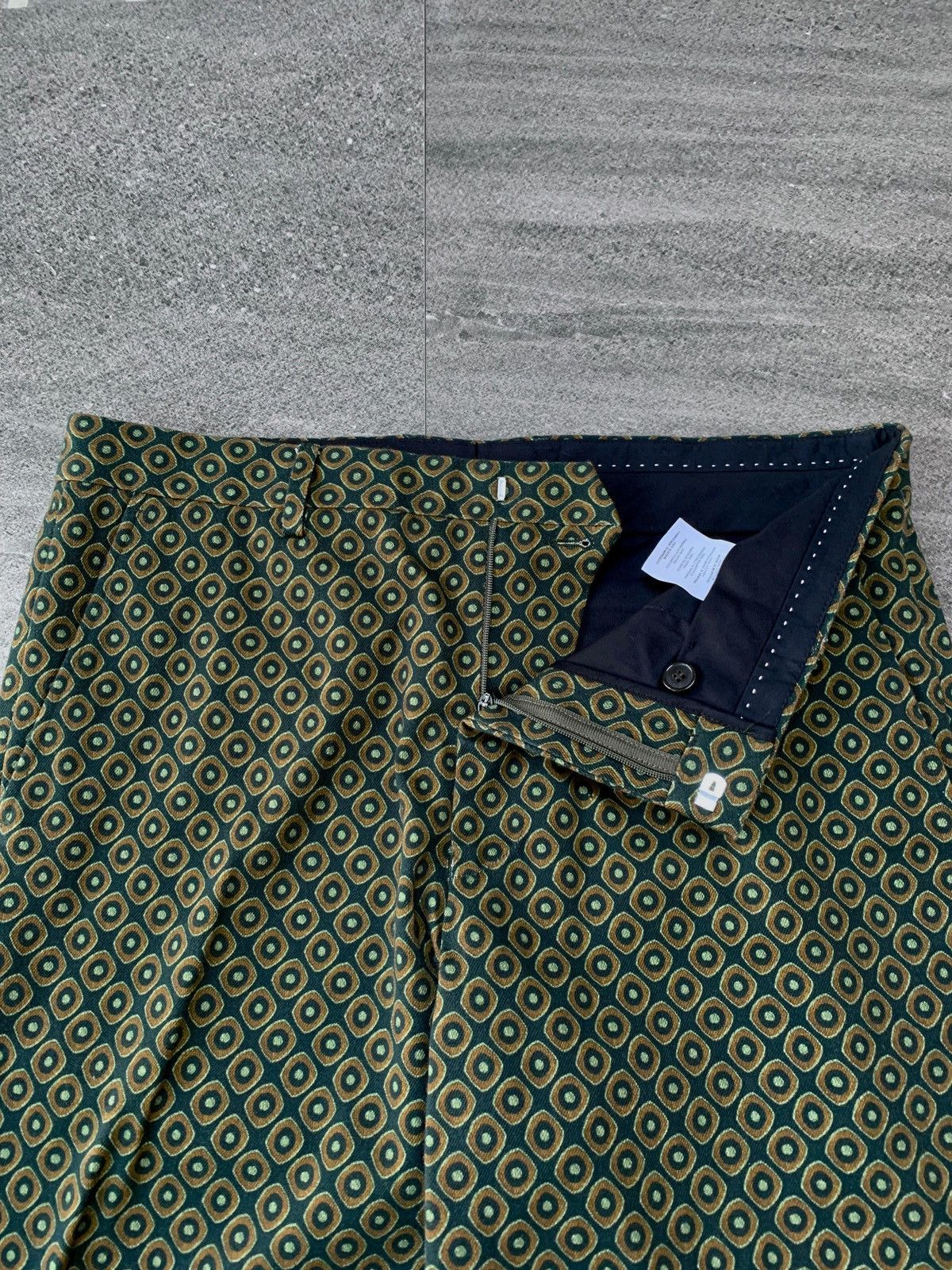 Dries Van Noten Patterned Print Trousers Size US 33 - 4 Thumbnail