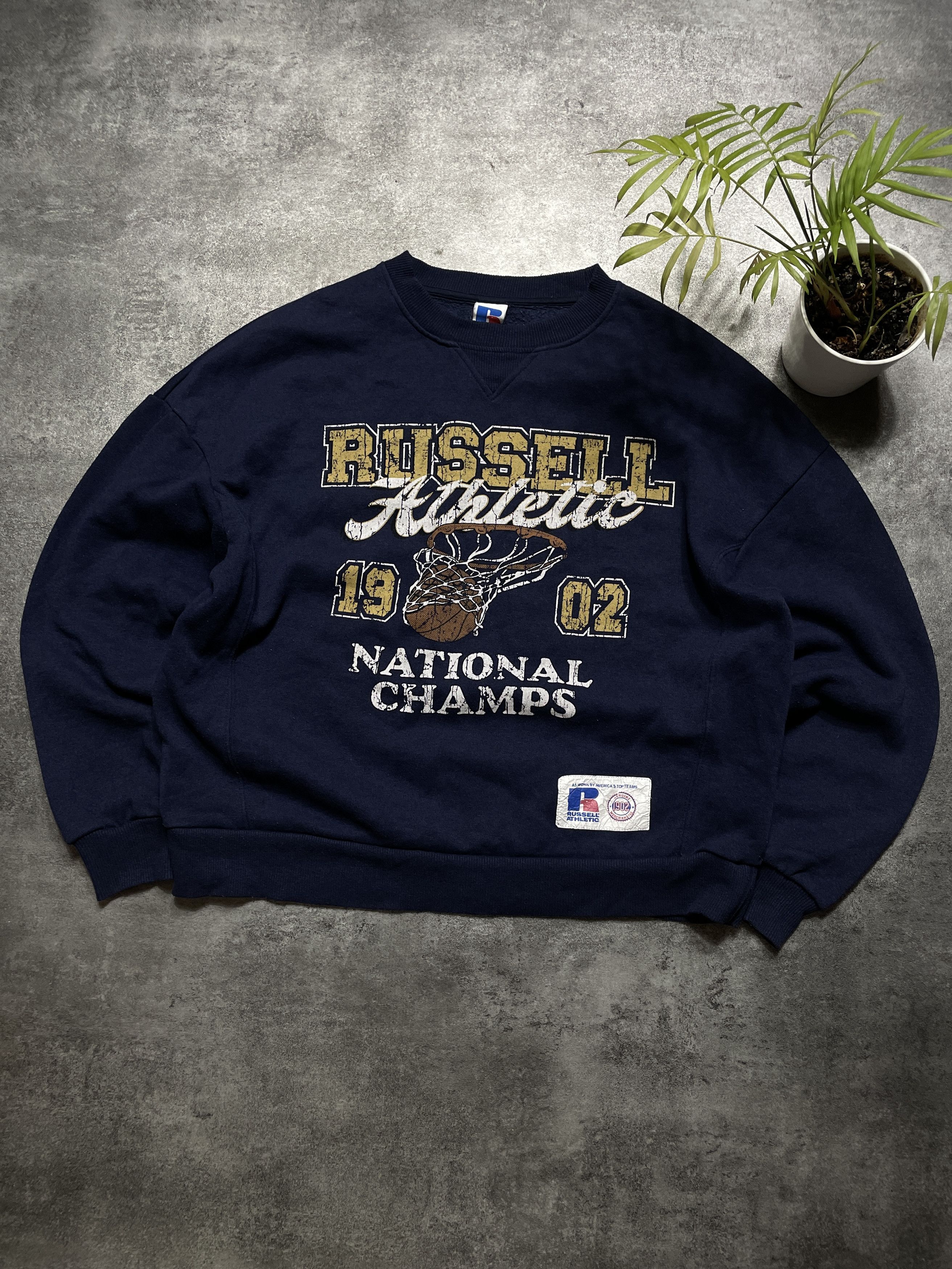Russell Athletic ❗️RARE❗️Vintage Y2K Russell Athletic Sweatshirt Boxy Size US XS / EU 42 / 0 - 1 Thumbnail