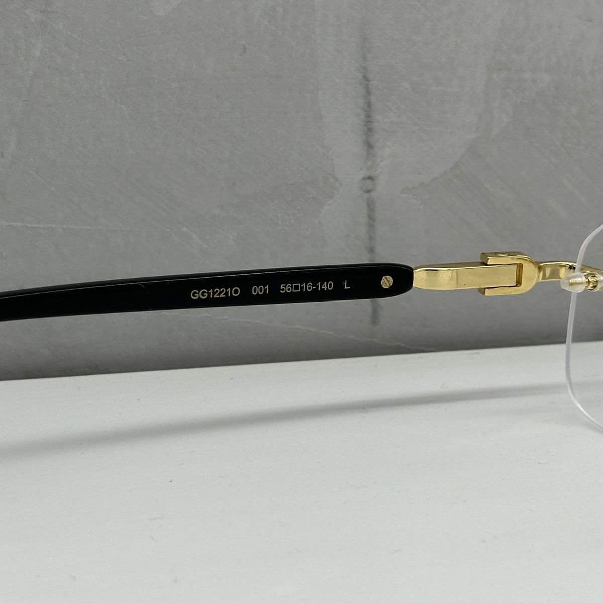 Gucci GUCCI GG1221O 001 EYEGLASSES Size ONE SIZE - 9 Thumbnail