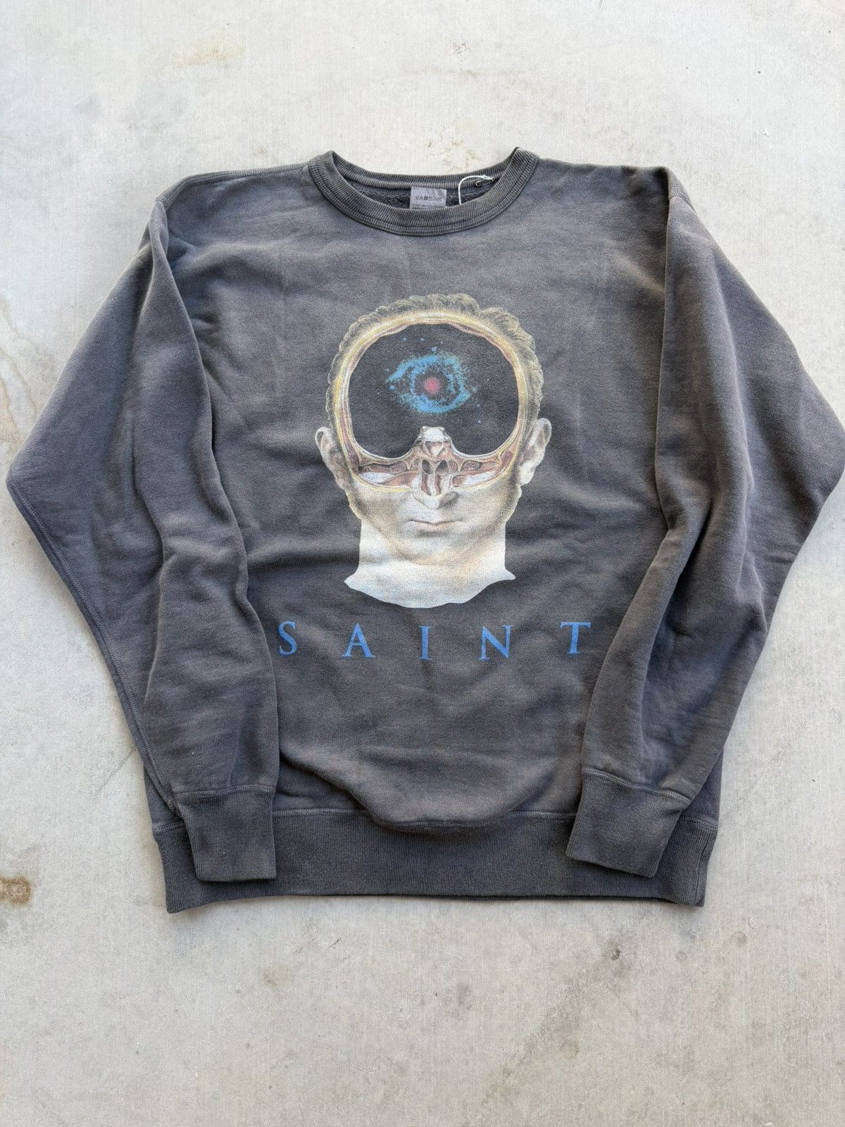 Saint Michael Saint Michael Face Logo Crewneck – Black New With Tags Large Size US L / EU 52-54 / 3 - 1 Thumbnail
