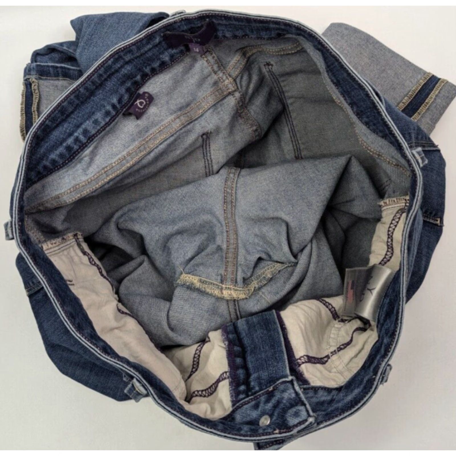 NYDJ NYDJ Not Your Daughters Jeans Women's 14 Capri Cuffed Tapered Lorena Boyfriend Size 36" / US 14 / IT 50 - 7 Thumbnail