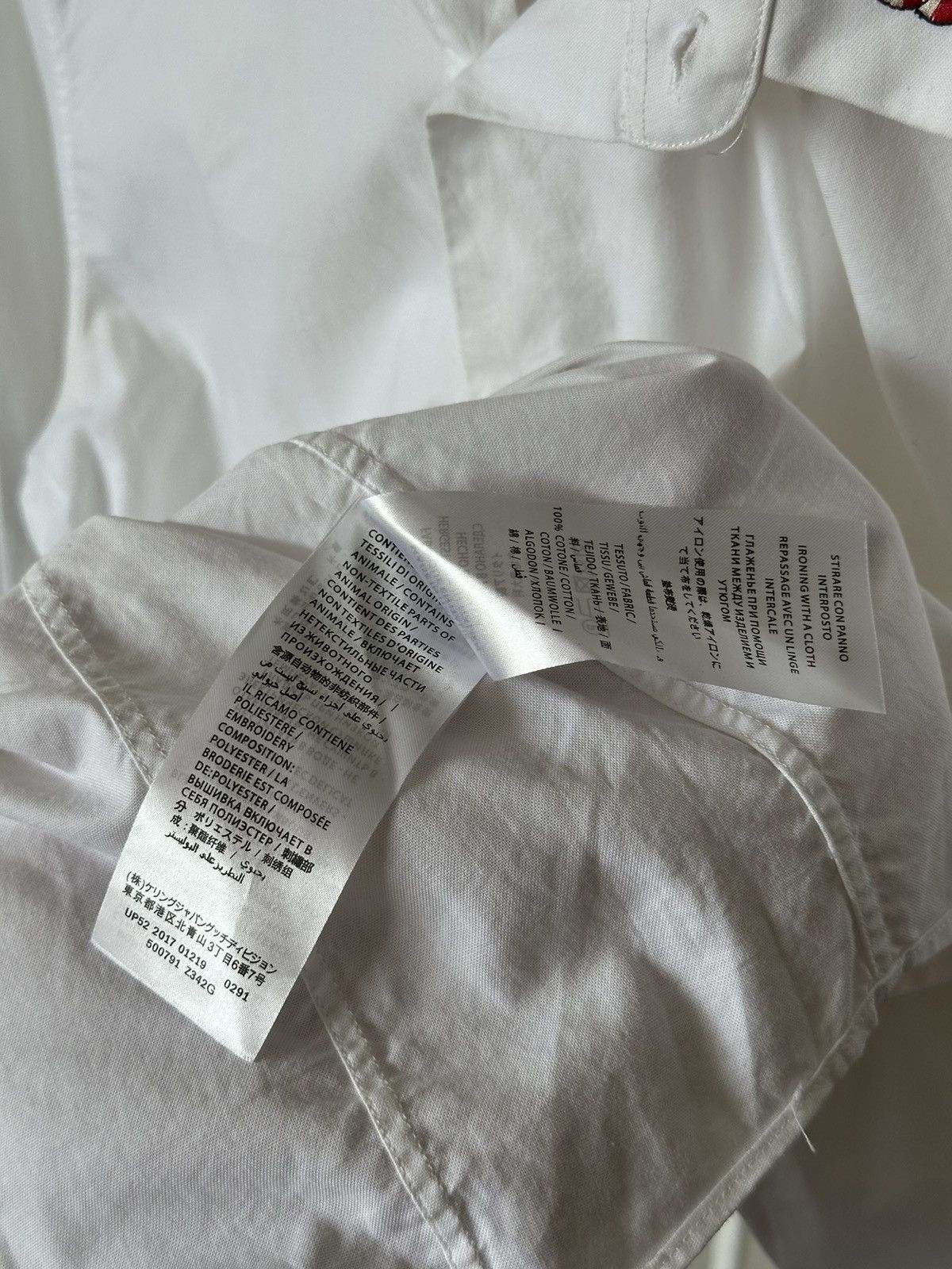 Gucci Gucci Duke Collar Embroidery Long Sleeve Button Down Shirt Size US M / EU 48-50 / 2 - 13 Thumbnail