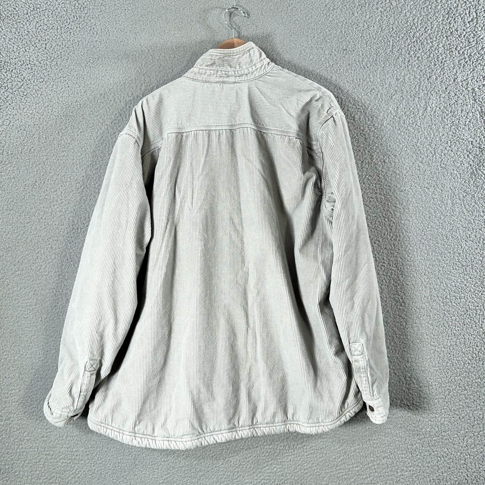 Vintage VINTAGE L.L. Bean Corduroy Shirt Jacket Mens 2XL Gray Bomber Heritage Shacket Size US XXL / EU 58 / 5 - 5 Thumbnail