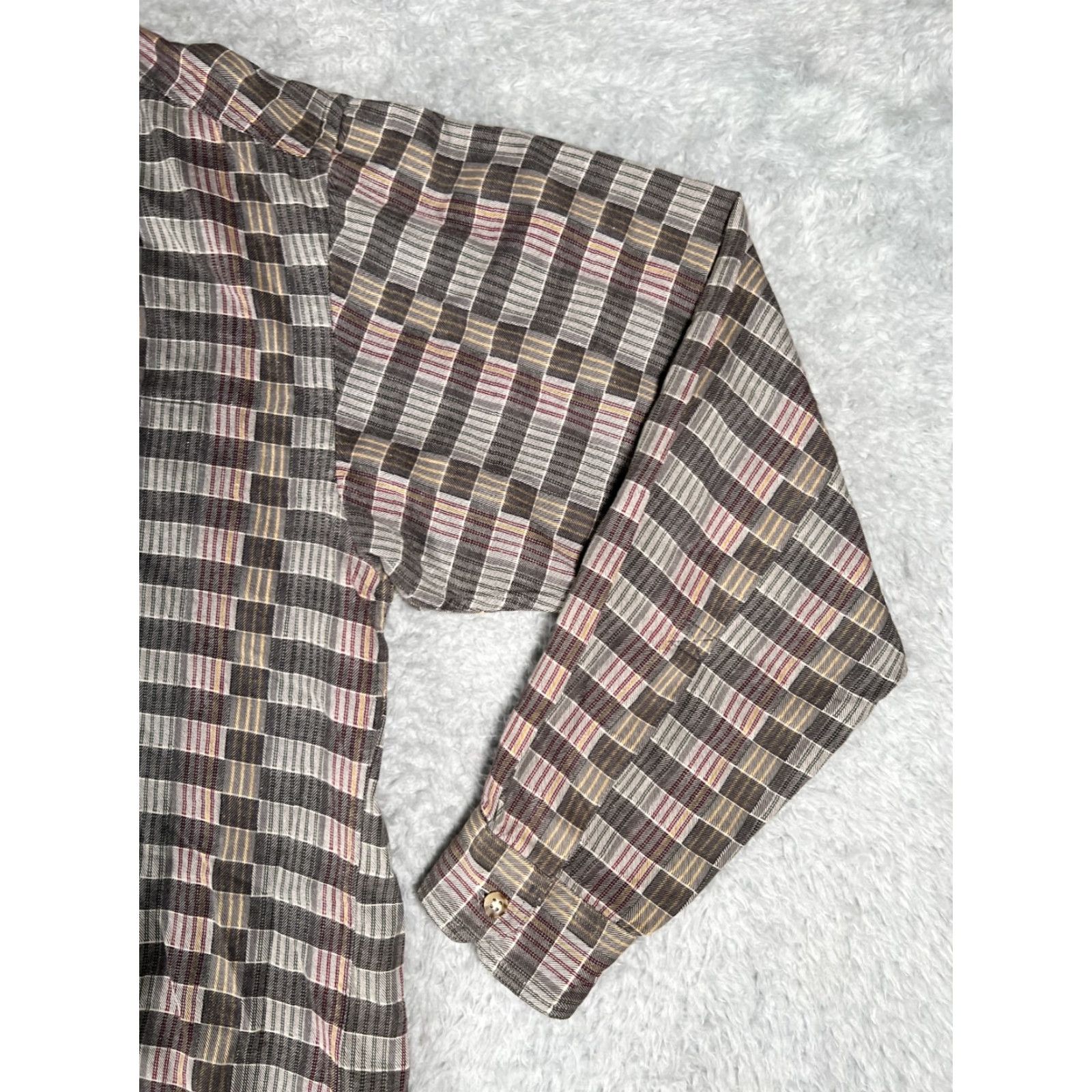 The North Face The North Face Shirt Mens M Brown Button Up Check Retro 100% Cotton Size US M / EU 48-50 / 2 - 2 Thumbnail