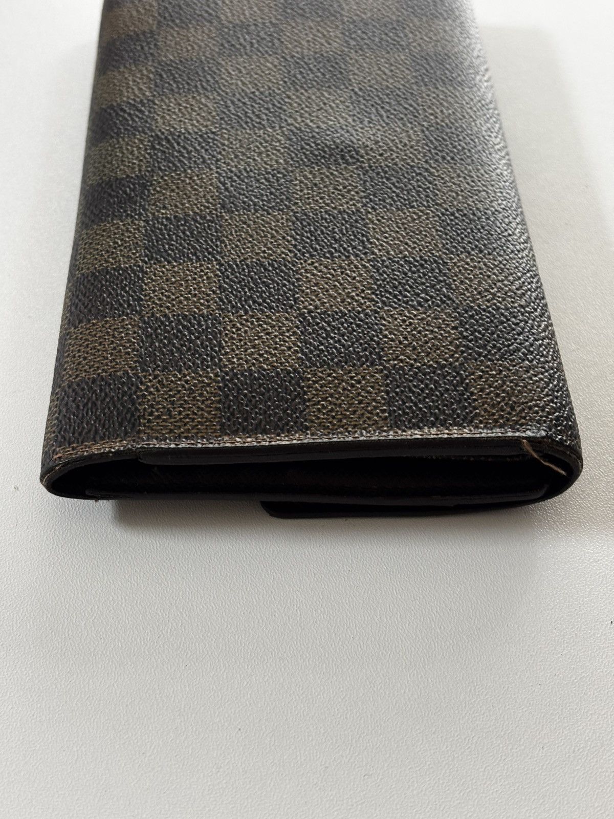 Louis Vuitton Louis Vuitton Damier Ebene Long Wallet Brown Wallet Size ONE SIZE - 6 Thumbnail