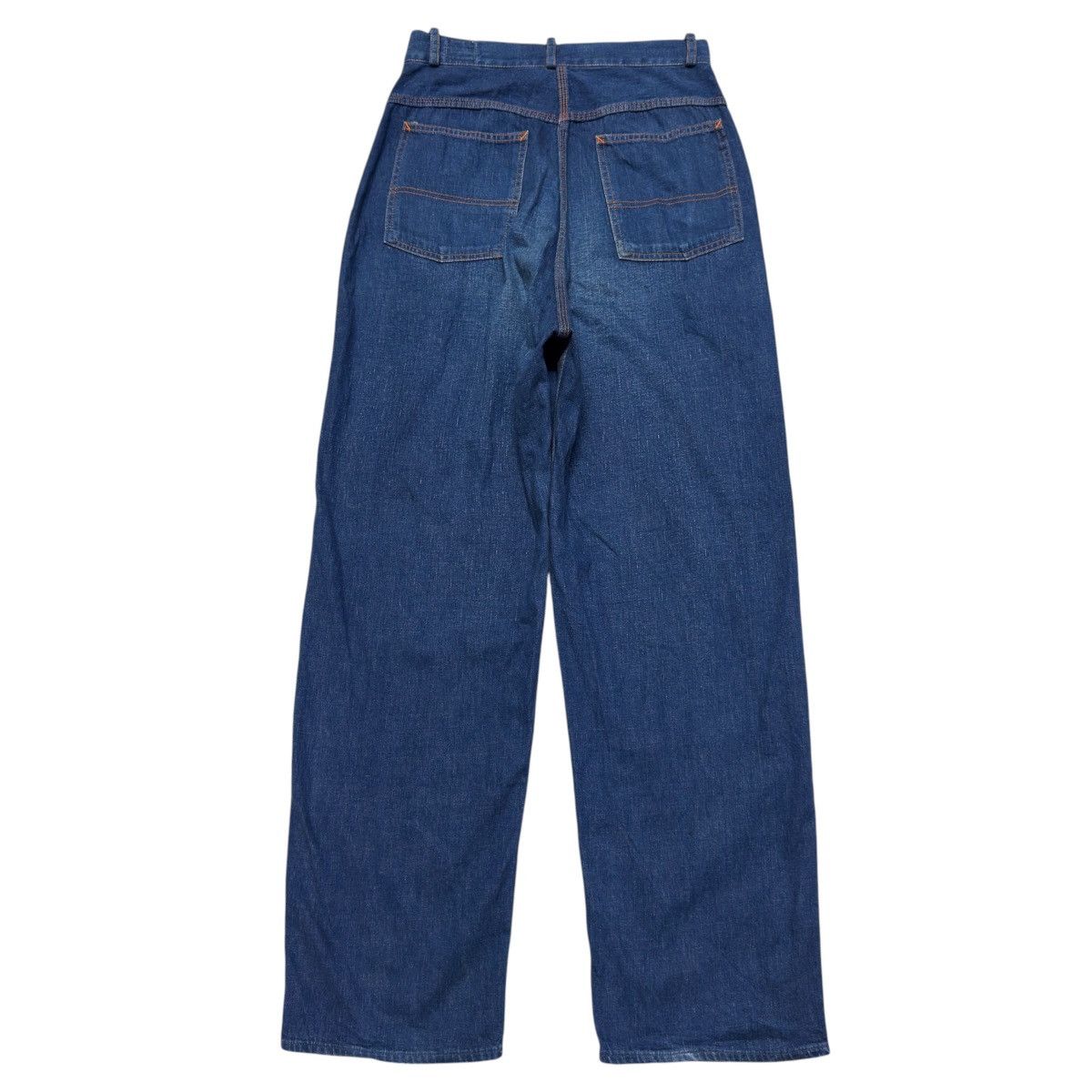 Orslow Denim Ranch Work Pants Side Zip in Blue, Women's (Size 28) — image 3 of 6