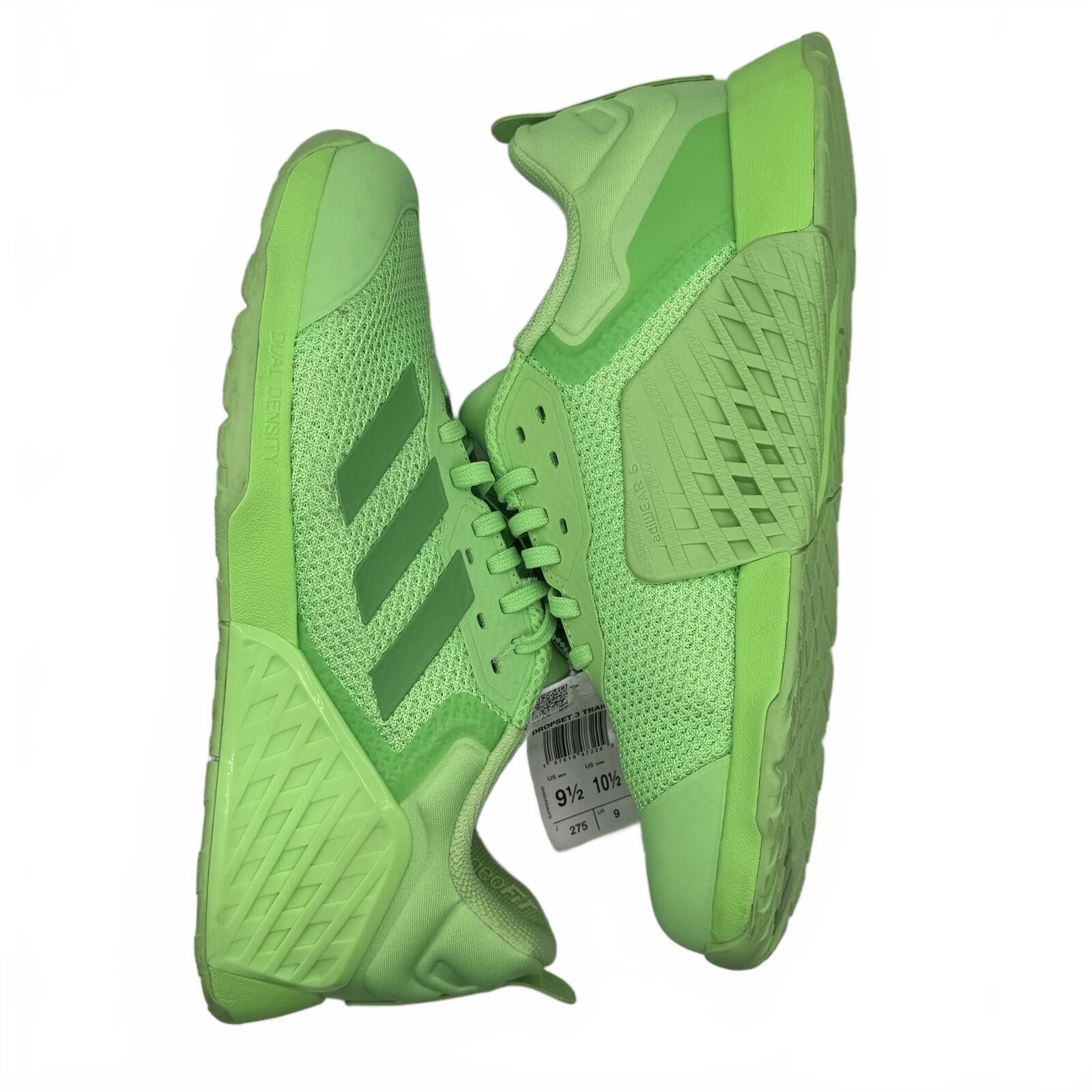Adidas Adidas Dropset 3 Trainer Bright Green Lime Men Sz 9.5 JR1666 Size US 9.5 / EU 42-43 - 1 Thumbnail