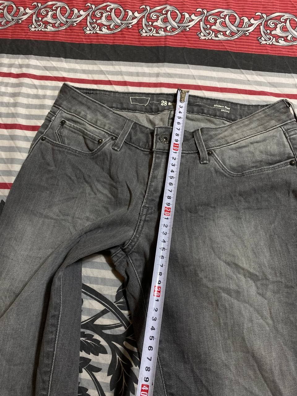 Levi's × Vintage Vintage Levi's Jeans Distressed Denim SKINNY MODERN RISE Size US 32 / EU 48 - 15 Thumbnail