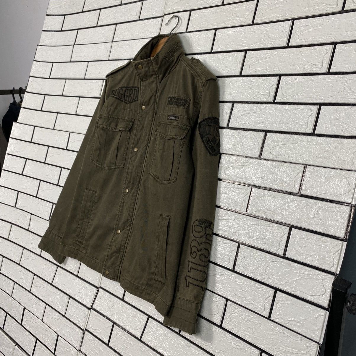Japanese Brand 📌Vintage Biker Jacket Arizona Tribes Geronimo Big Logo Size US M / EU 48-50 / 2 - 4 Thumbnail