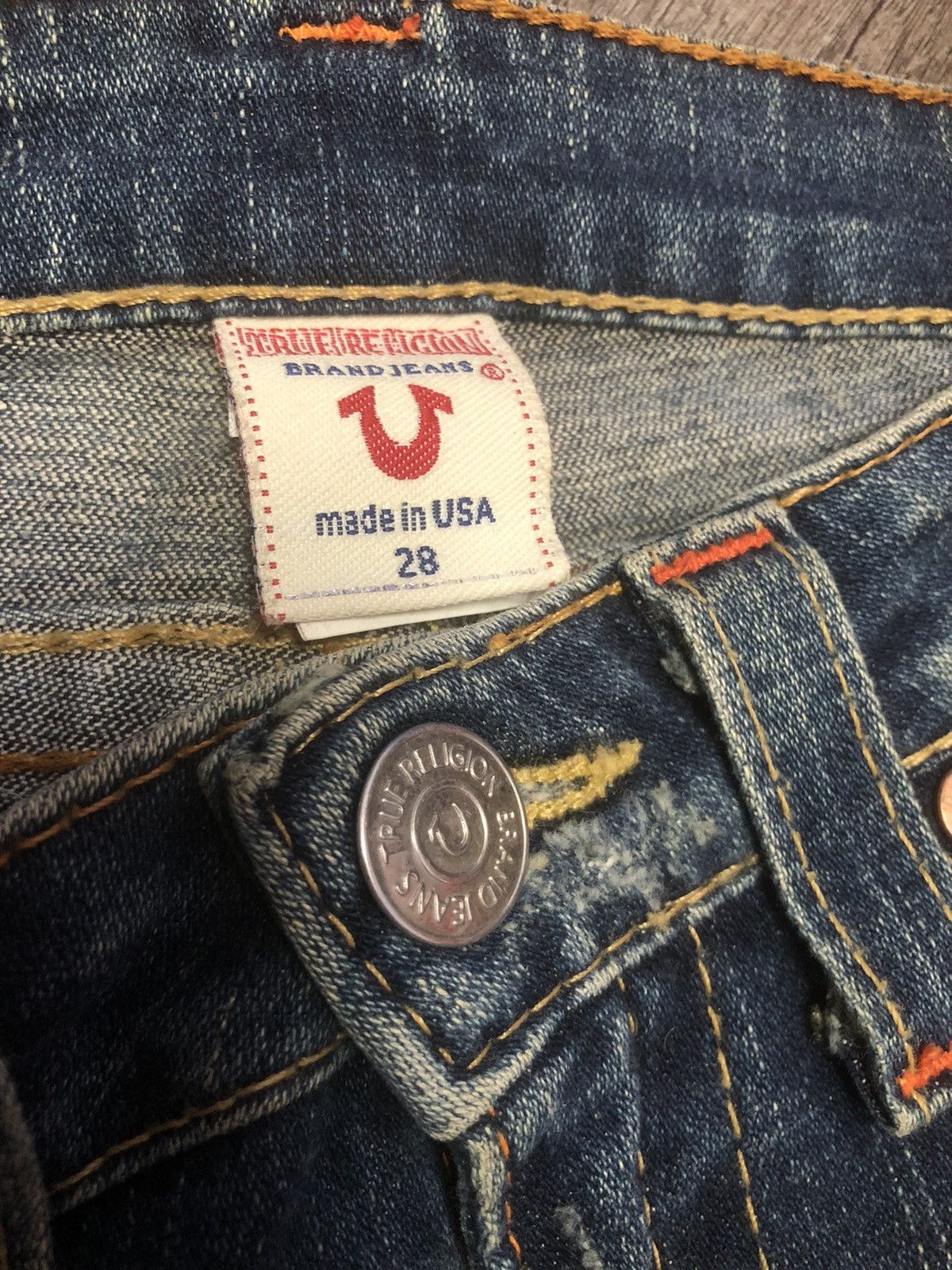 Japanese Brand TRUE RELIGION FLARED JEANS Size 30" / US 8 / IT 44 - 14 Thumbnail