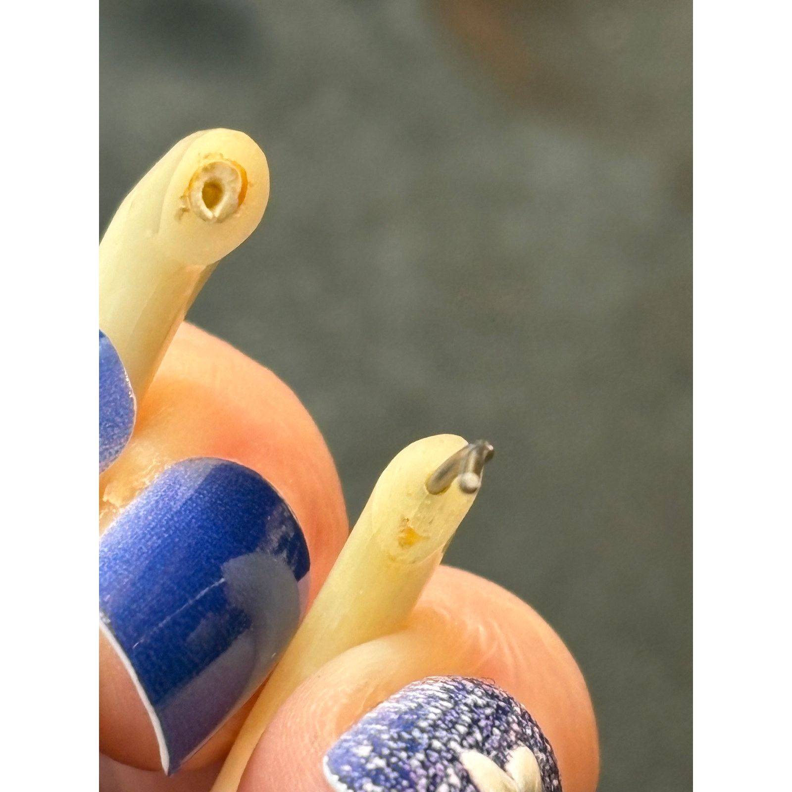 Other Carved Bone Tribal Scroll Earrings 3.25 in Long 14 g Size ONE SIZE - 4 Thumbnail