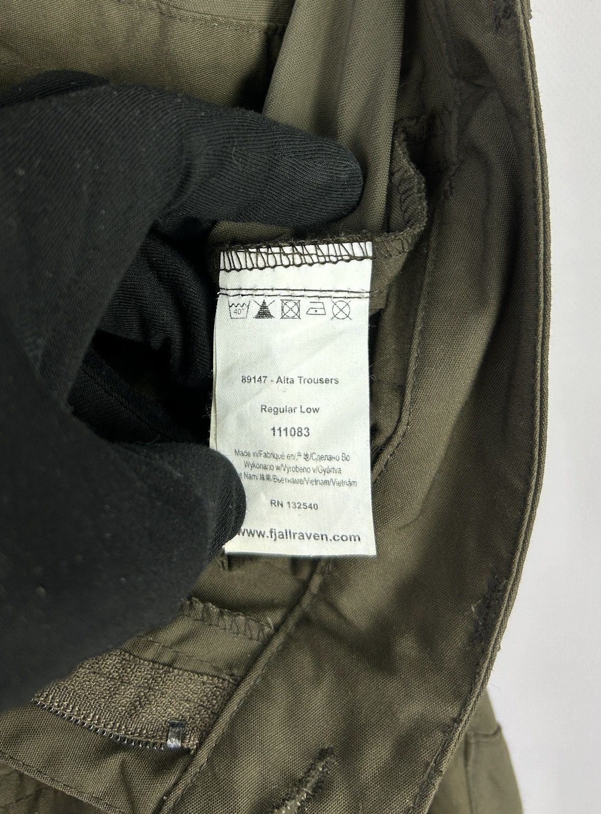 Fjallraven Fjallraven Alta Regular Low Trousers Pants Size EU40 W29 Size 29" - 10 Thumbnail