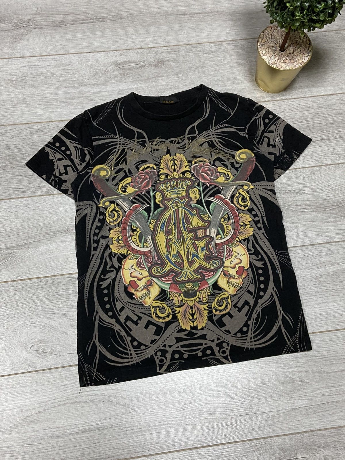 Ed Hardy Ed Hardy Aztec ☠️ vintage USA t-shirt Size US M / EU 48-50 / 2 - 3 Thumbnail