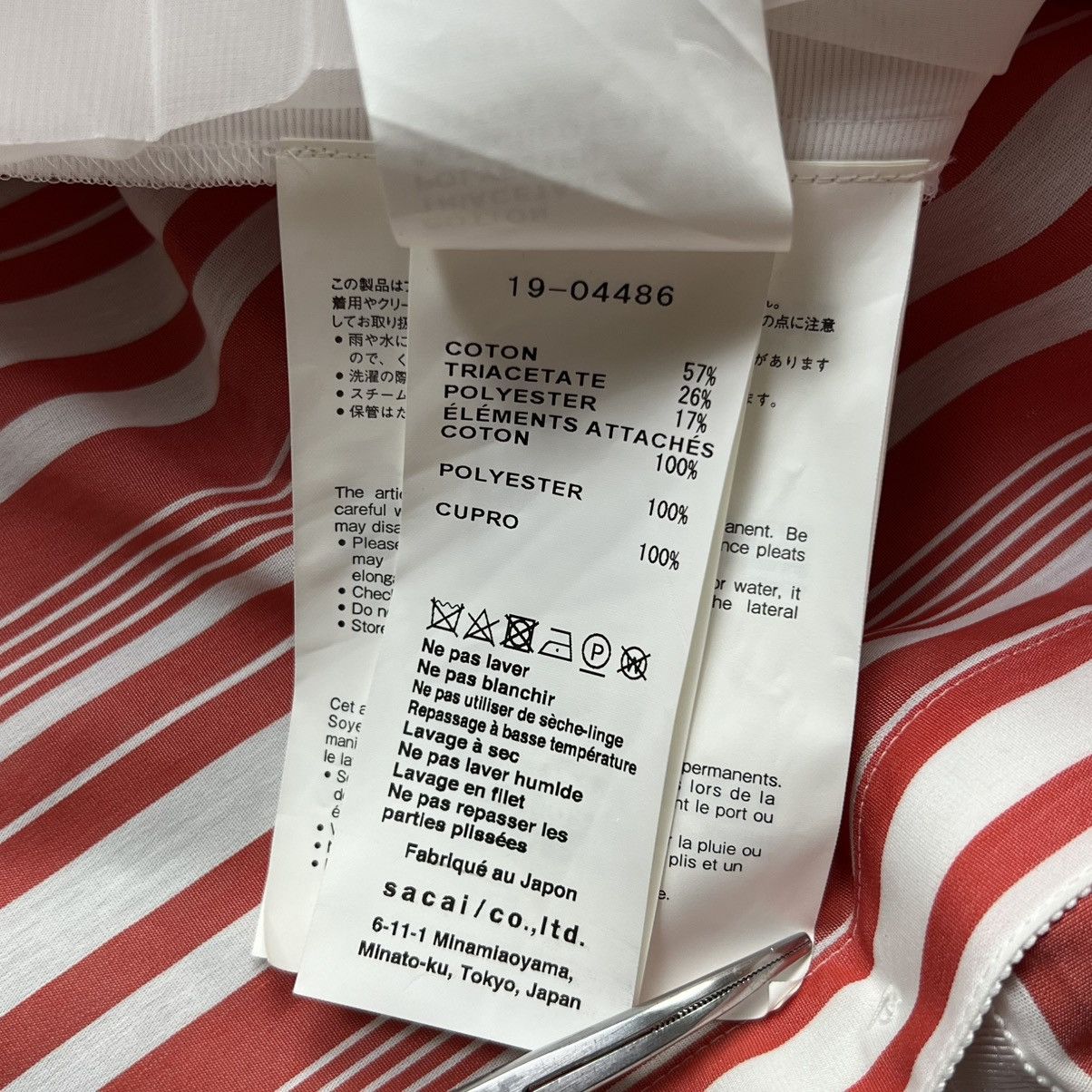 Designer × Japanese Brand × Sacai Sacai - Bib Zip Gusset Pleated - Longsleeve Size XS / US 0-2 / IT 36-38 - 11 Thumbnail