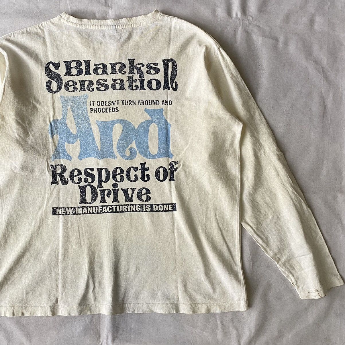 If Six Was Nine × Japanese Brand × Le Grande Bleu (L.G.B.) Vintage Streetwear Japan Blank Sensations Long Sleeve Tees Size US XL / EU 56 / 4 - 11 Thumbnail