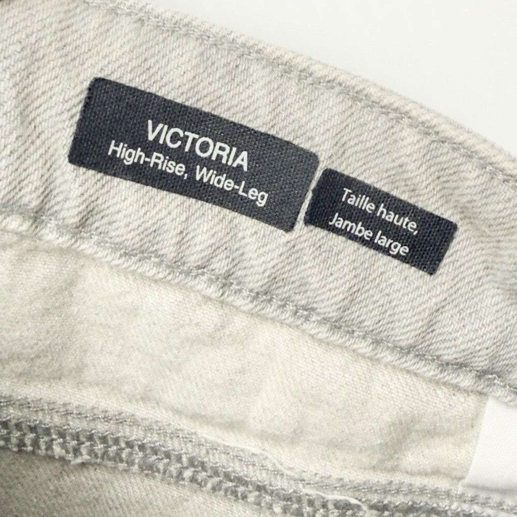 Mavi MAVI Victoria High Rise Wide Legs Light Grey Stone Wash 26 Size 26" / US 2 / IT 38 - 10 Thumbnail