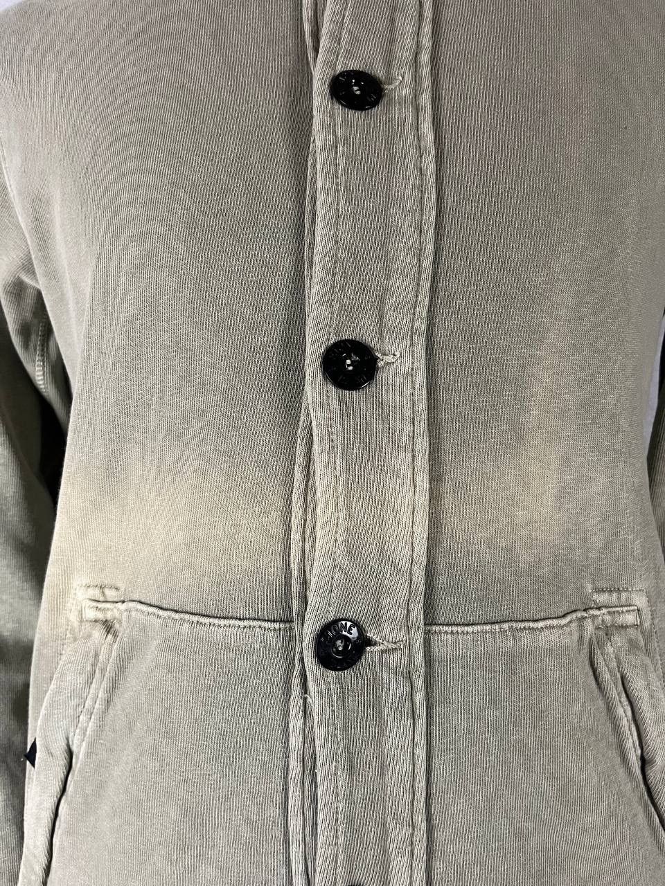 Stone Island Stone Island Beige Sweater Cardigan Size US XL / EU 56 / 4 - 4 Thumbnail