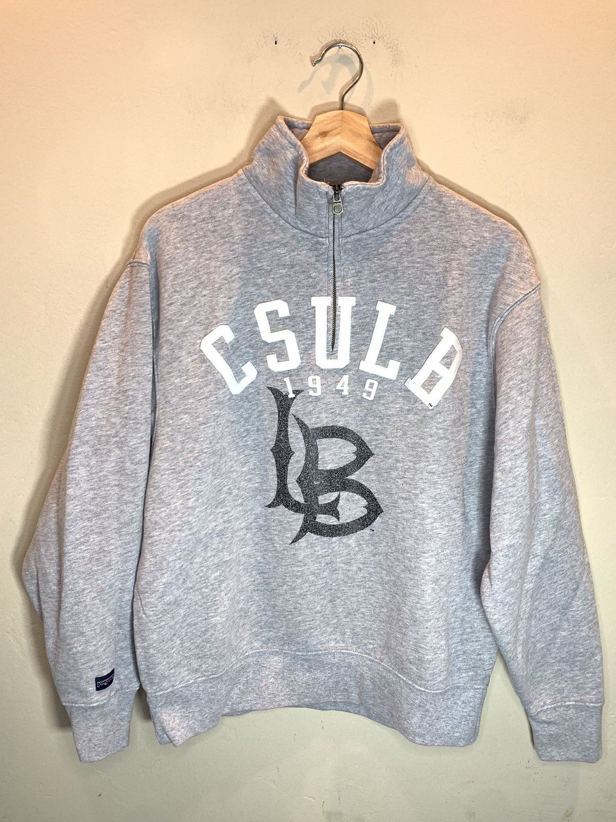 Jansport *RARE* VTG CSULB Long Beach JanSport Quarter Zip Sweatshirt Size US M / EU 48-50 / 2 - 1 Thumbnail