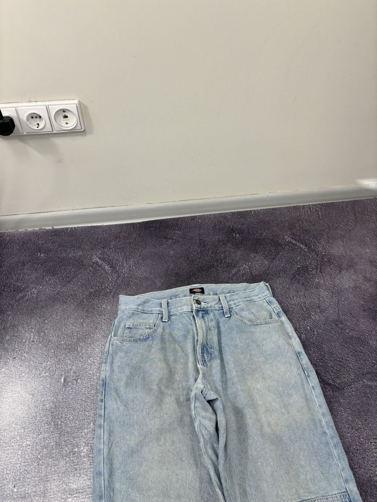 Dickies Vintage Dickies Double Knee Light Blue Denim Baggy Jeans Size US 30 / EU 46 - 7 Thumbnail